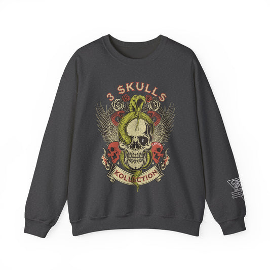 3 Skullz 2 Crewneck Sweatshirt