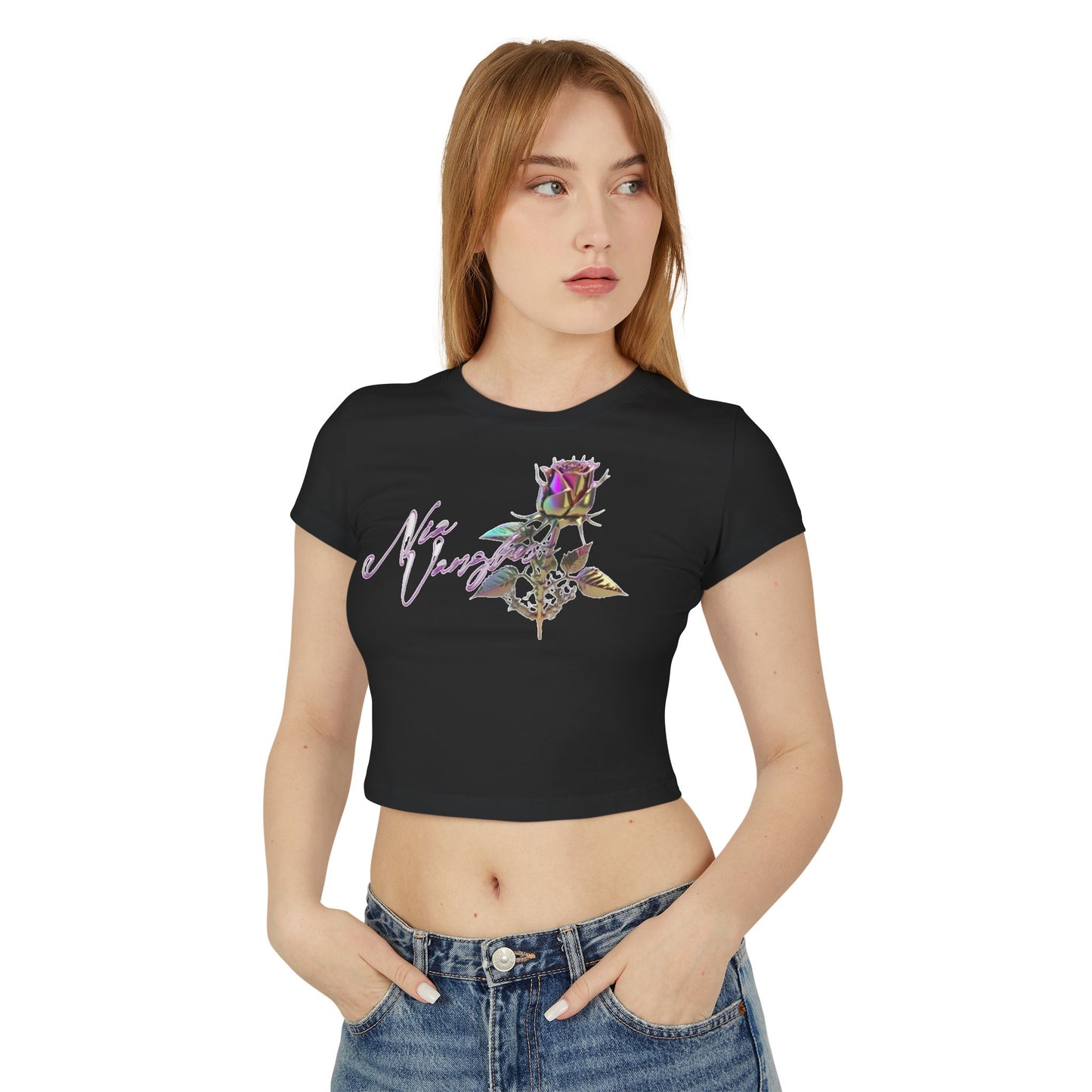 Nia Vaughn Rose Baby Tee