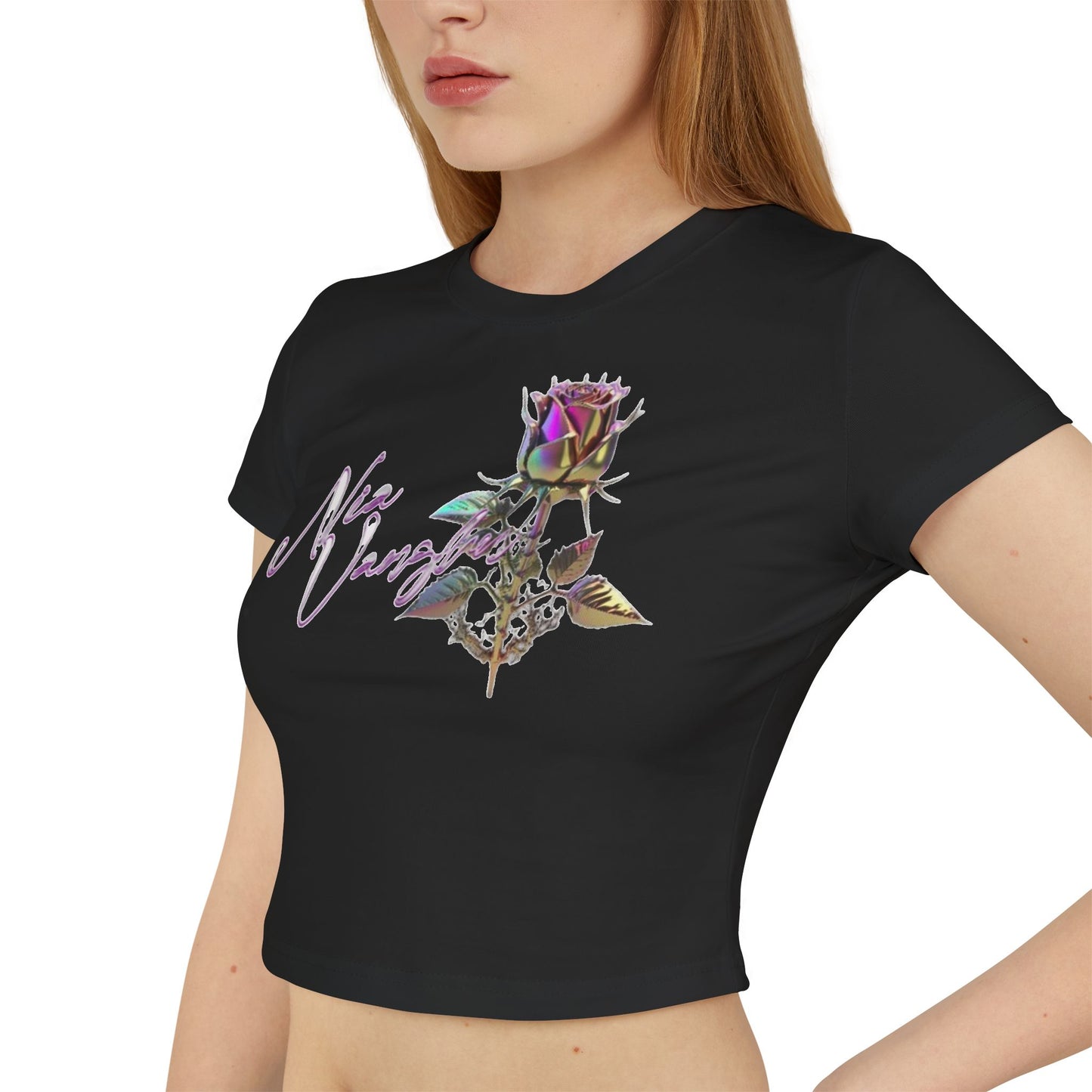 Nia Vaughn Rose Baby Tee