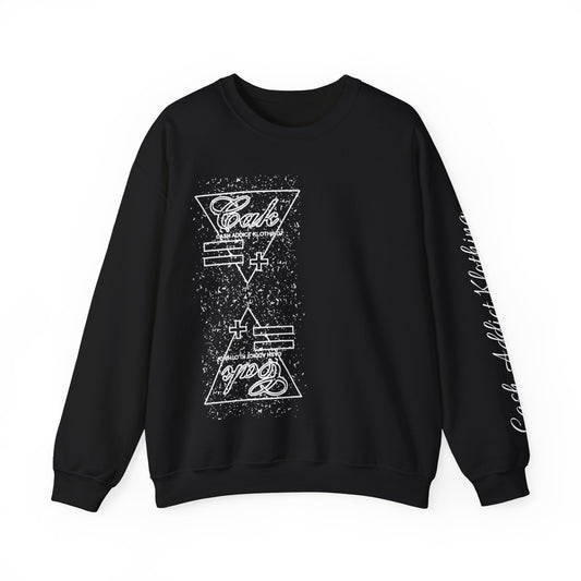 CAK Blurred Double Vision Crewneck Sweatshirt