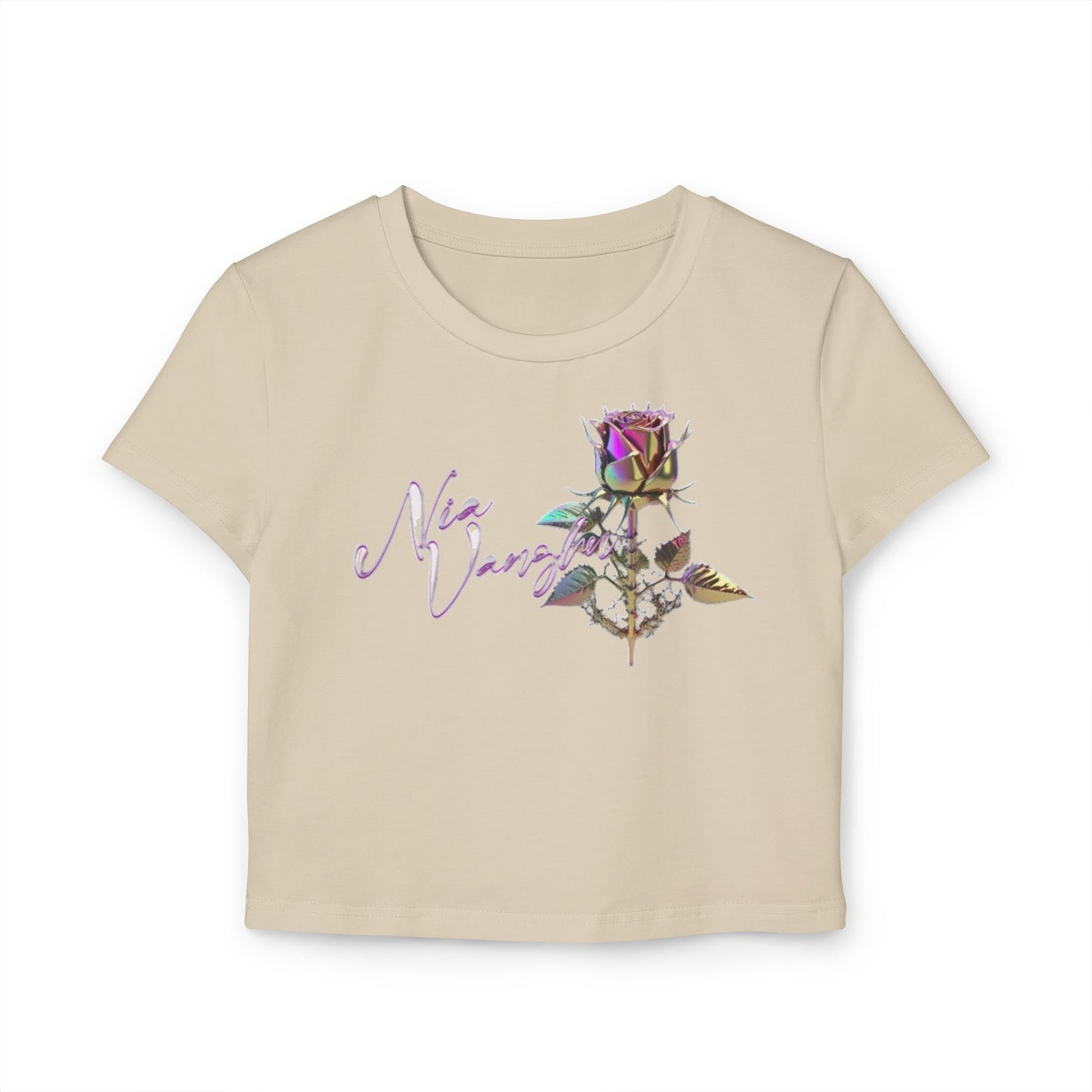 Nia Vaughn Rose Baby Tee