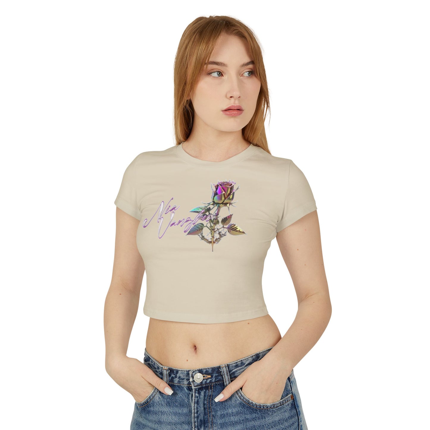Nia Vaughn Rose Baby Tee