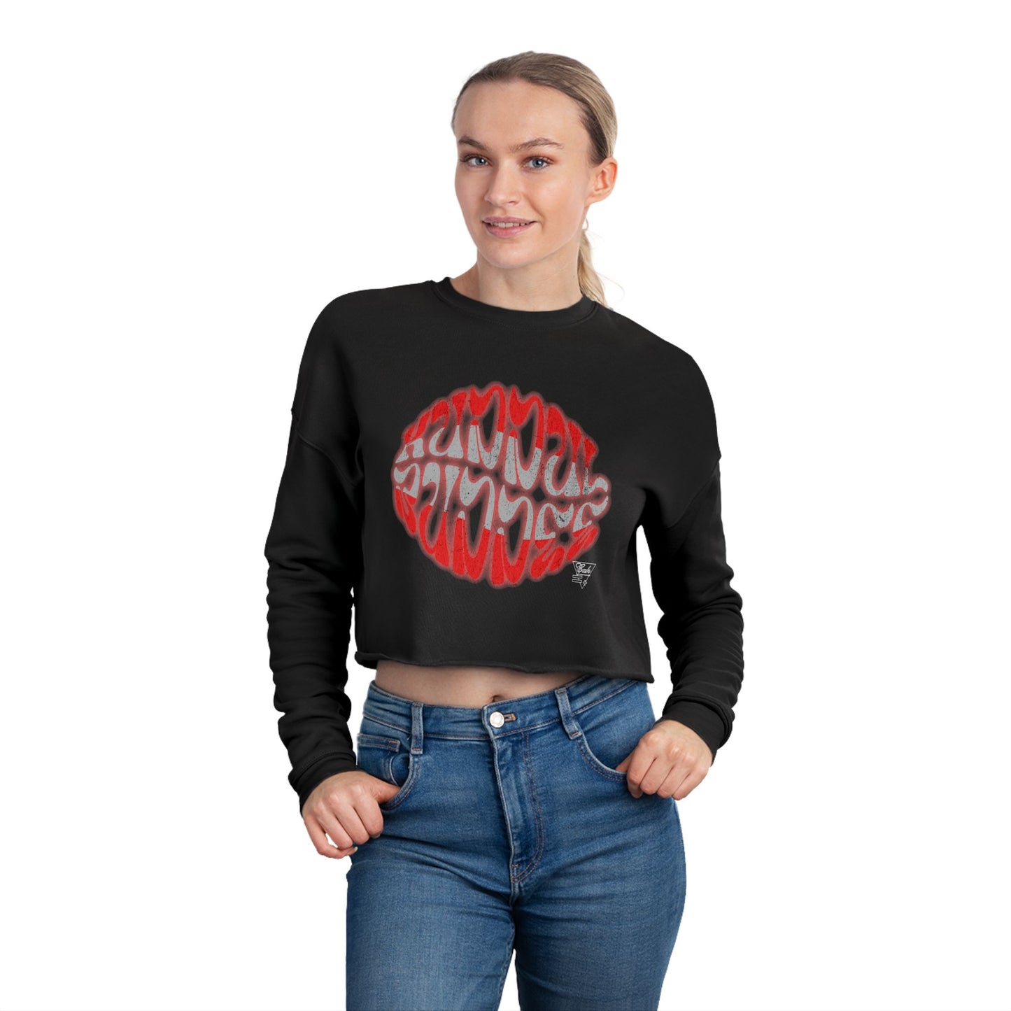 KB Kiss Cropped Sweatshirt