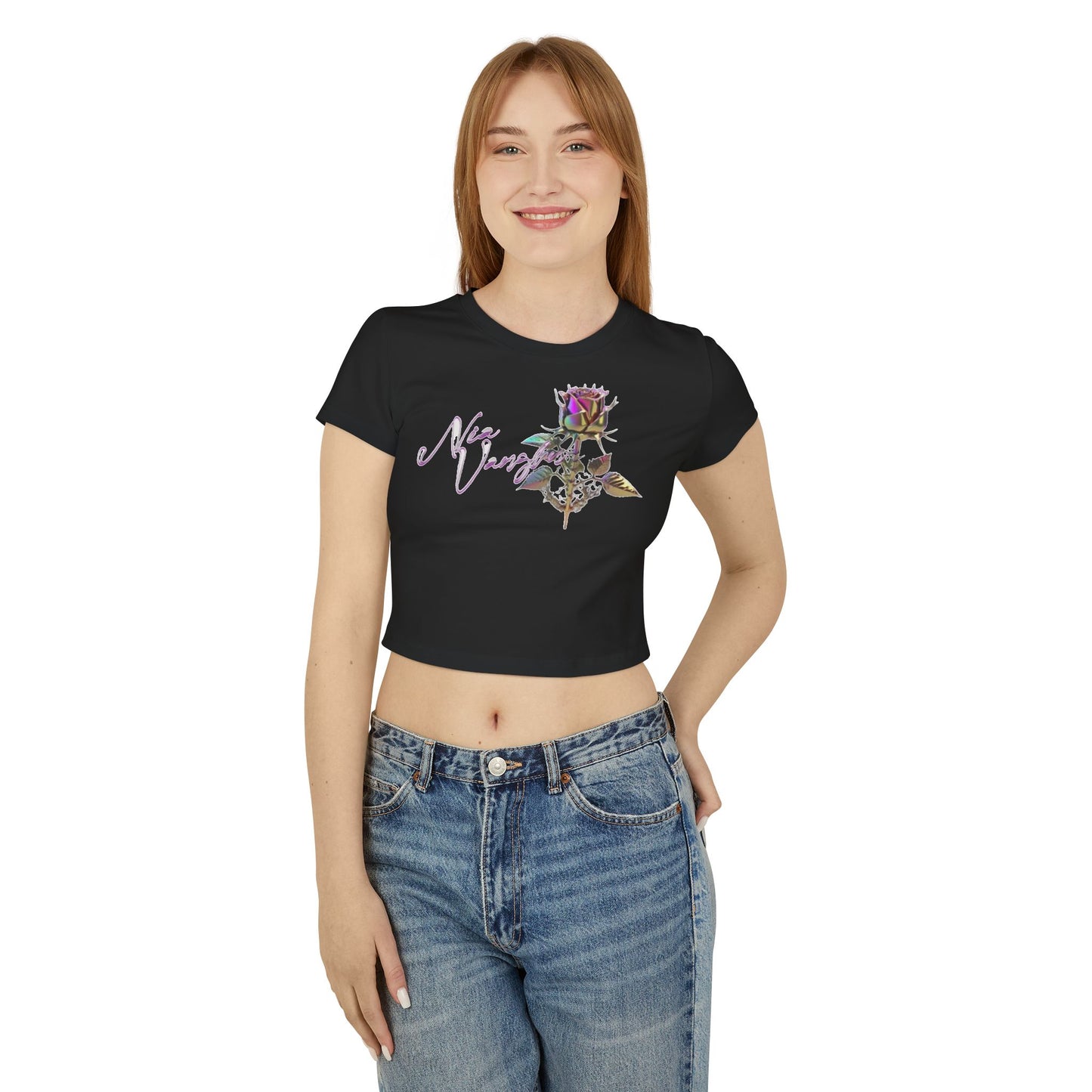 Nia Vaughn Rose Baby Tee