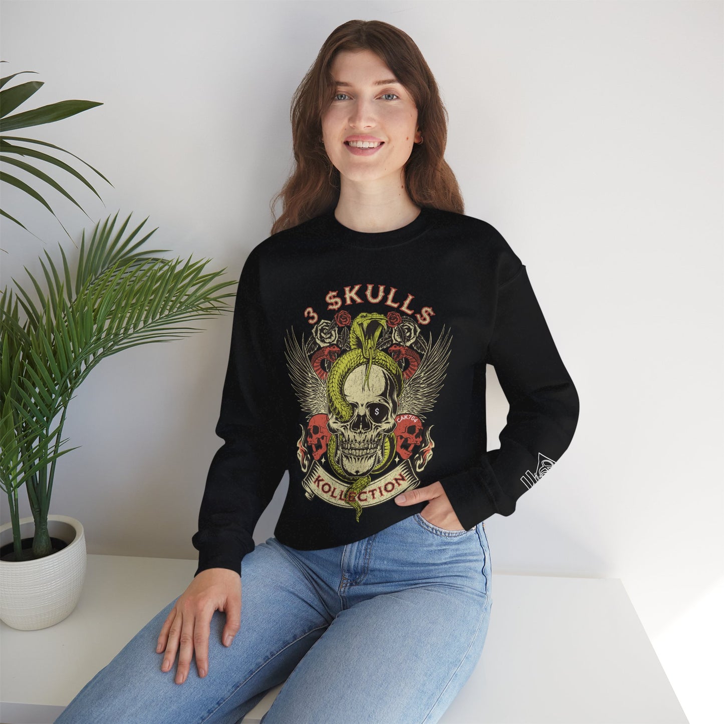 3 Skullz 2 Crewneck Sweatshirt