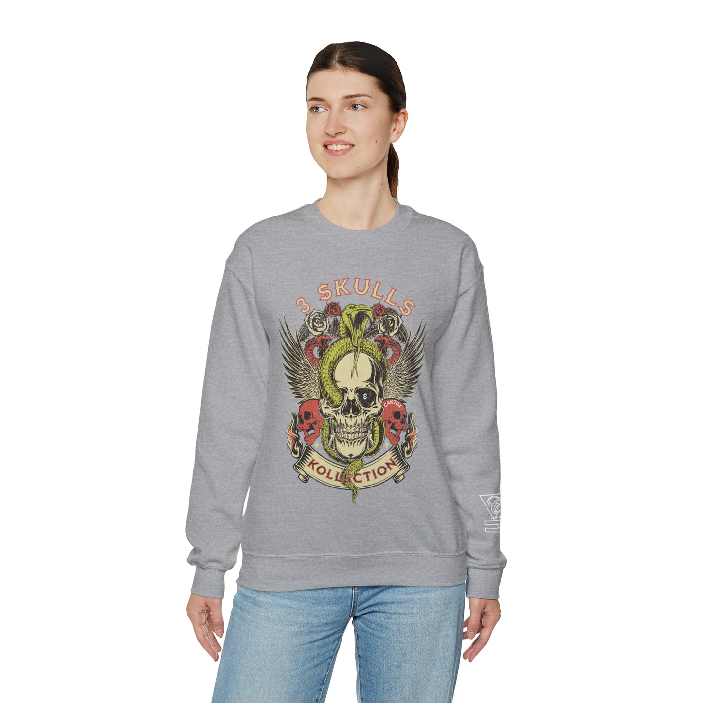 3 Skullz 2 Crewneck Sweatshirt