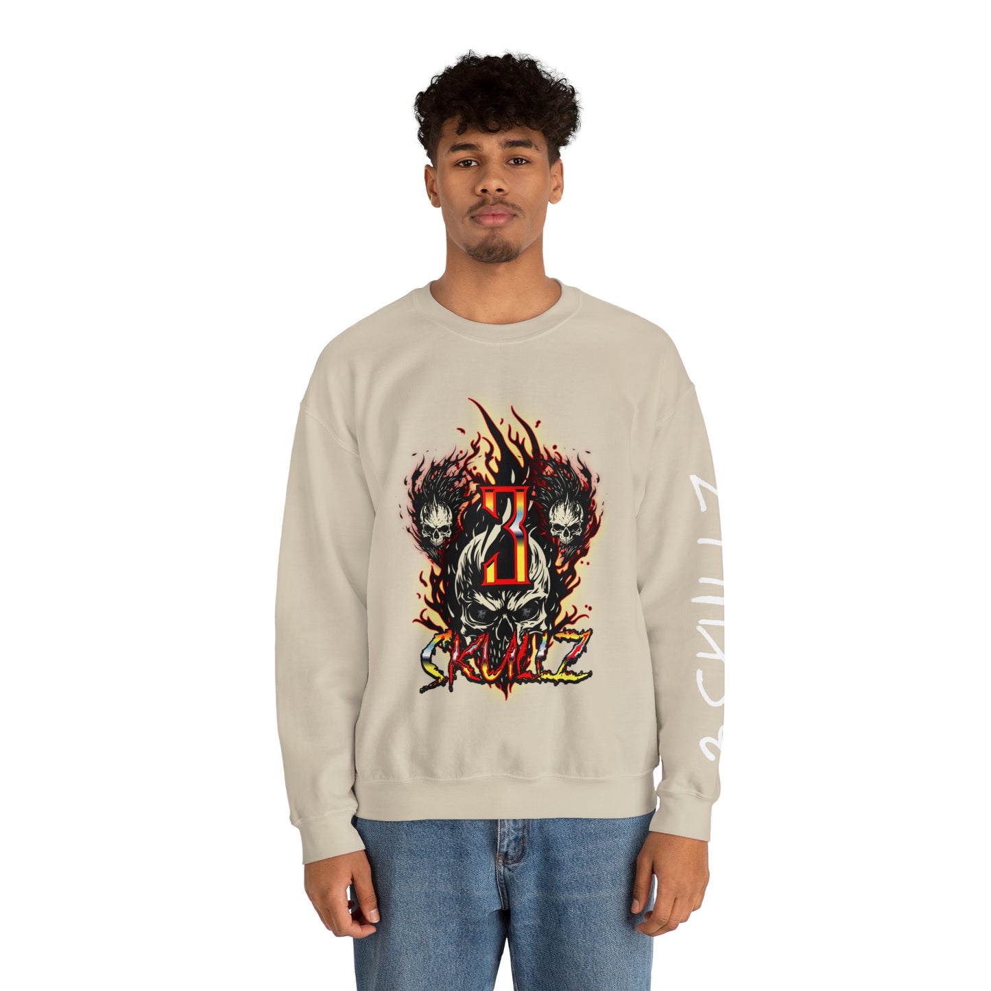 3 Skullz #4 Crewneck Sweatshirt