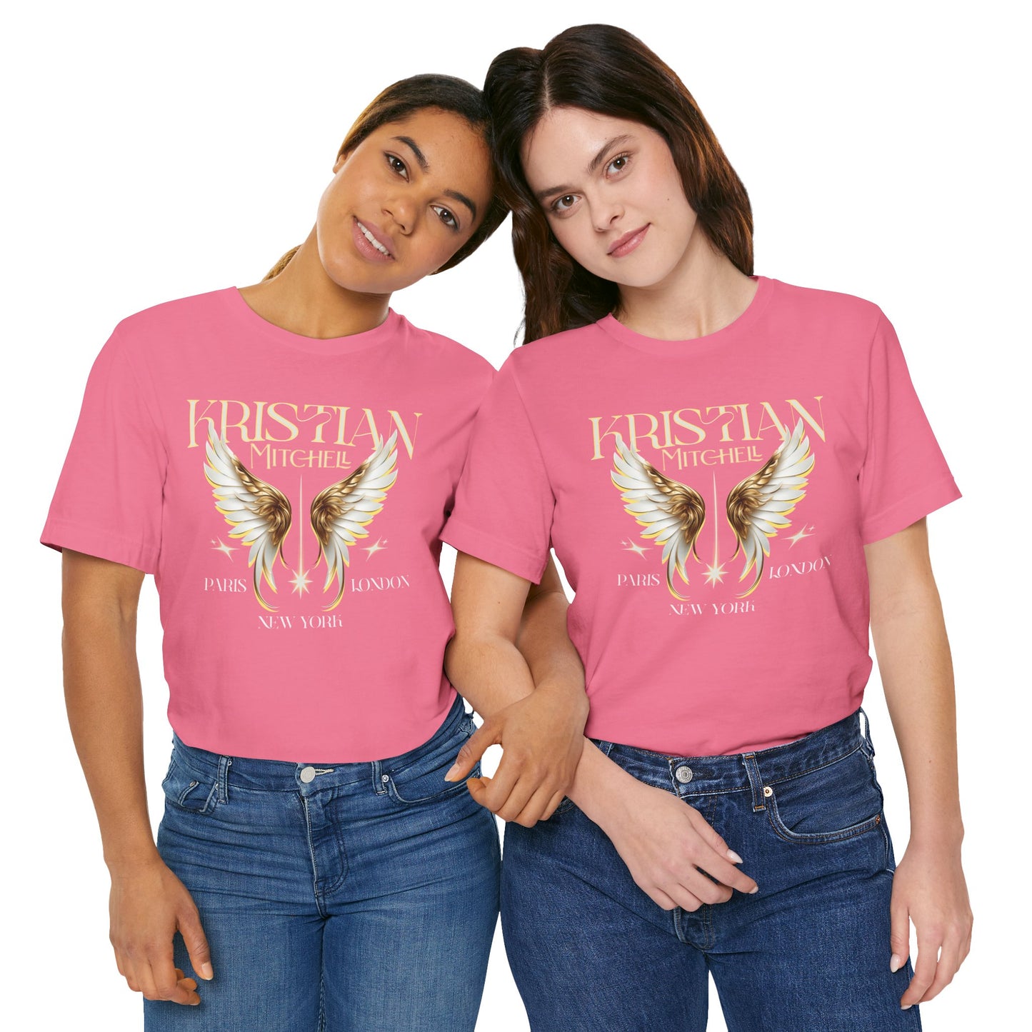 Kristian Mitchell Angel Wings Short Sleeve Tee