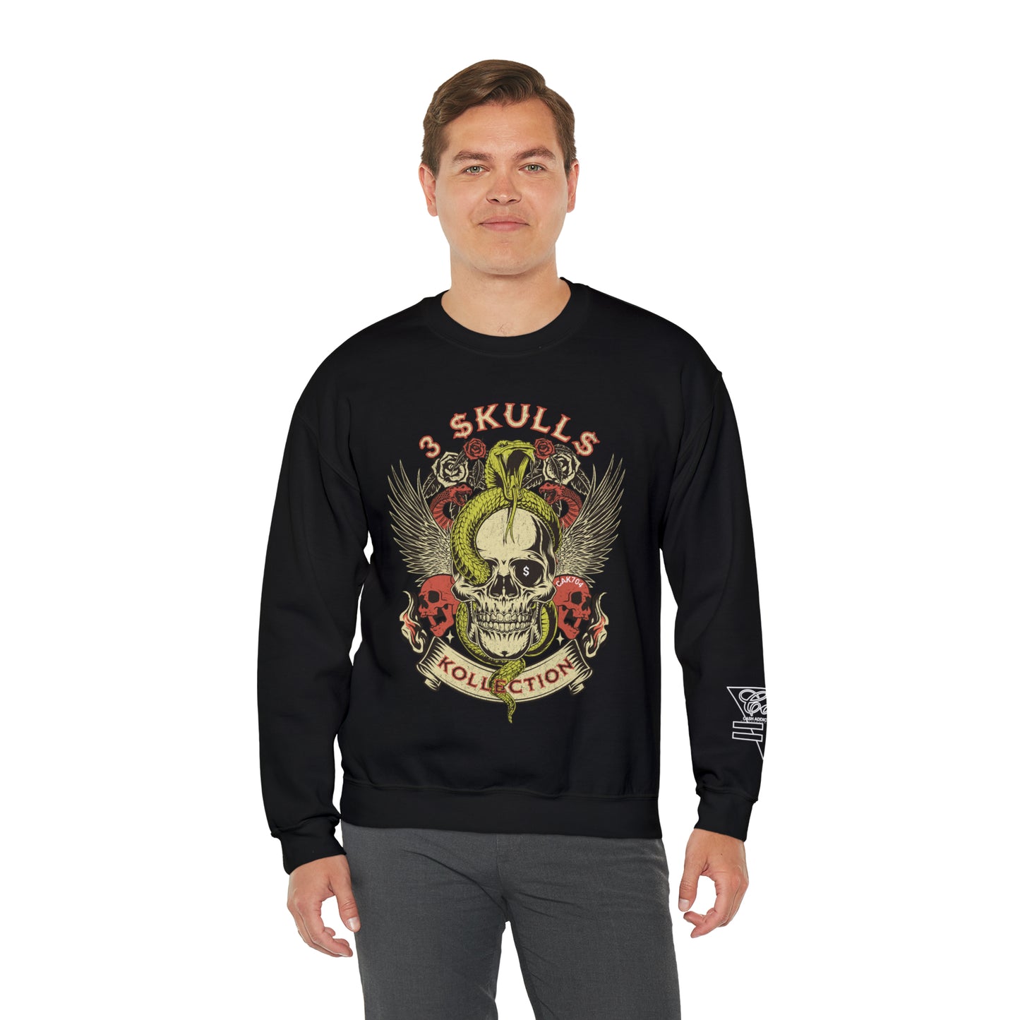 3 Skullz 2 Crewneck Sweatshirt