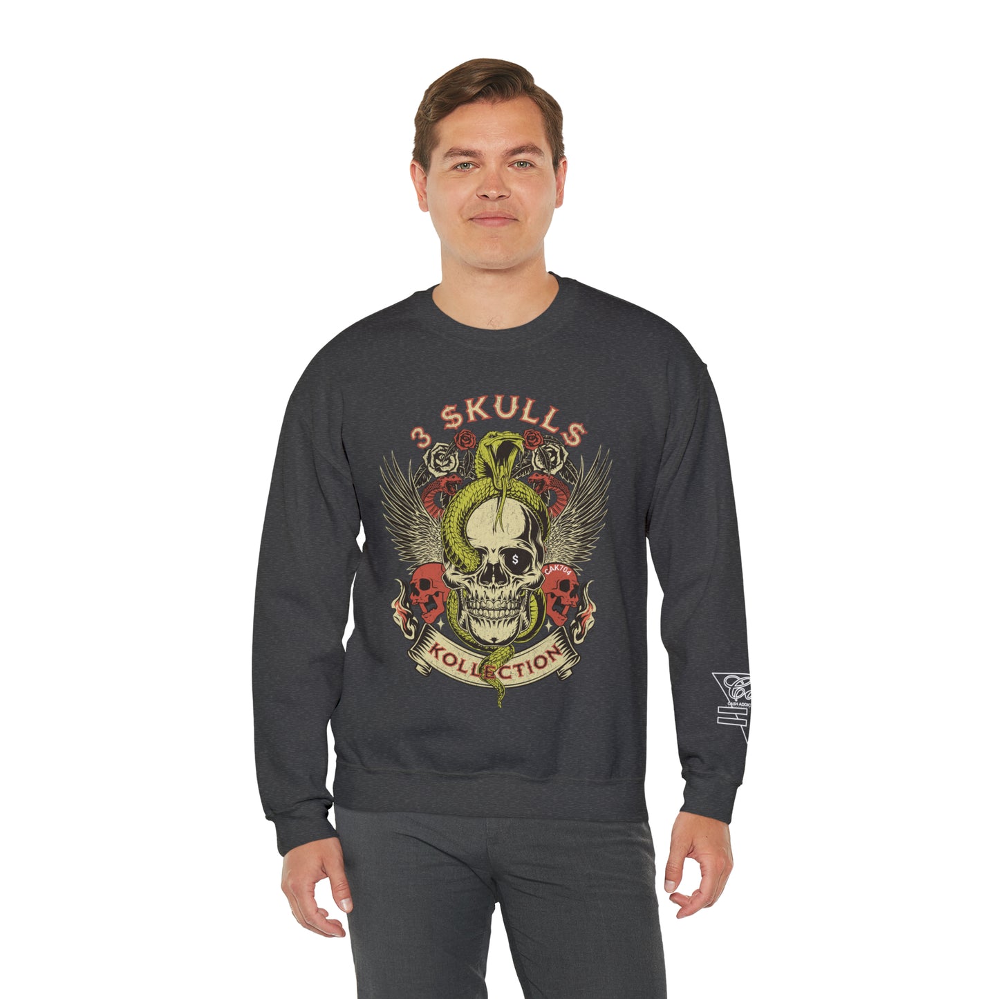 3 Skullz 2 Crewneck Sweatshirt