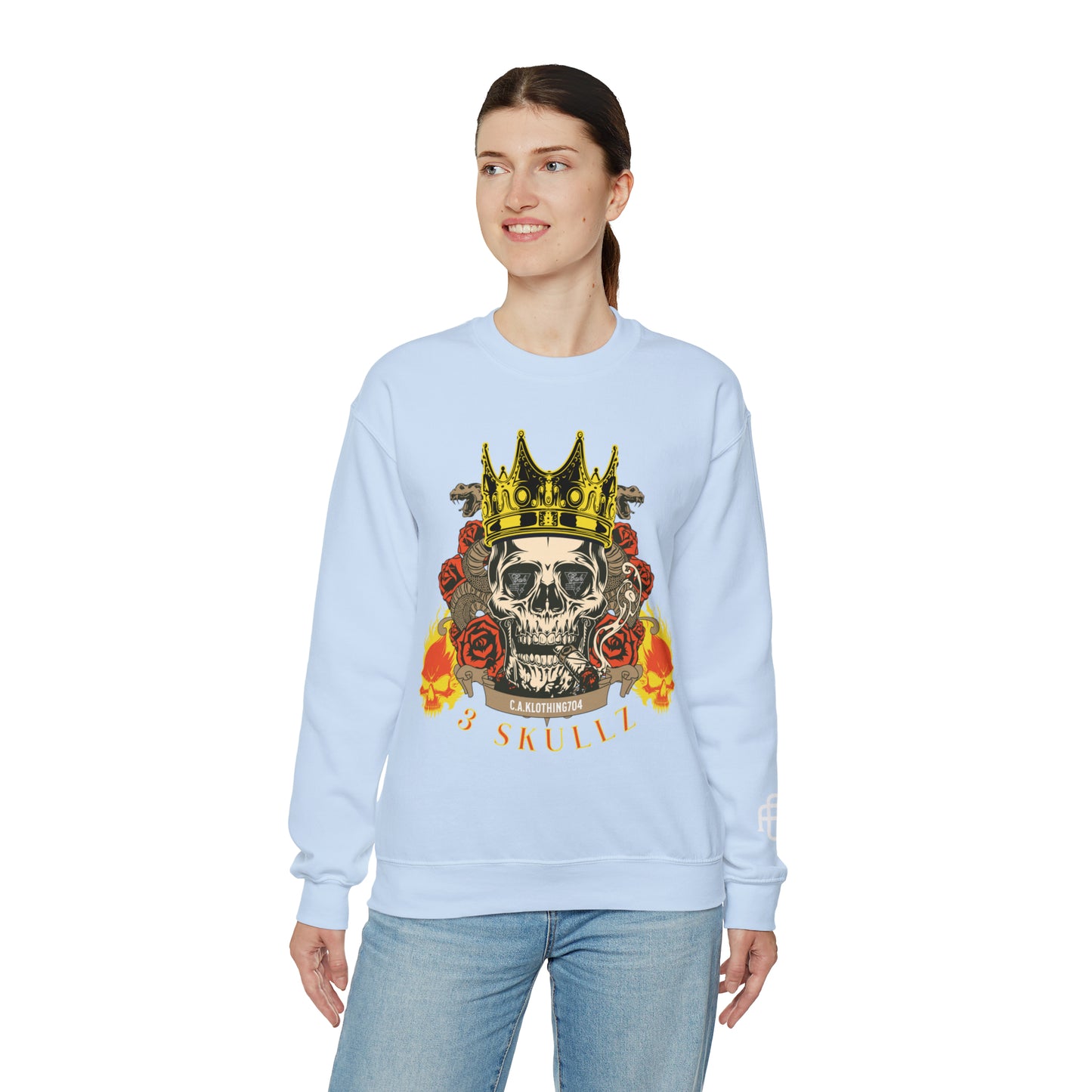 3 Skullz 1 Crewneck Sweatshirt