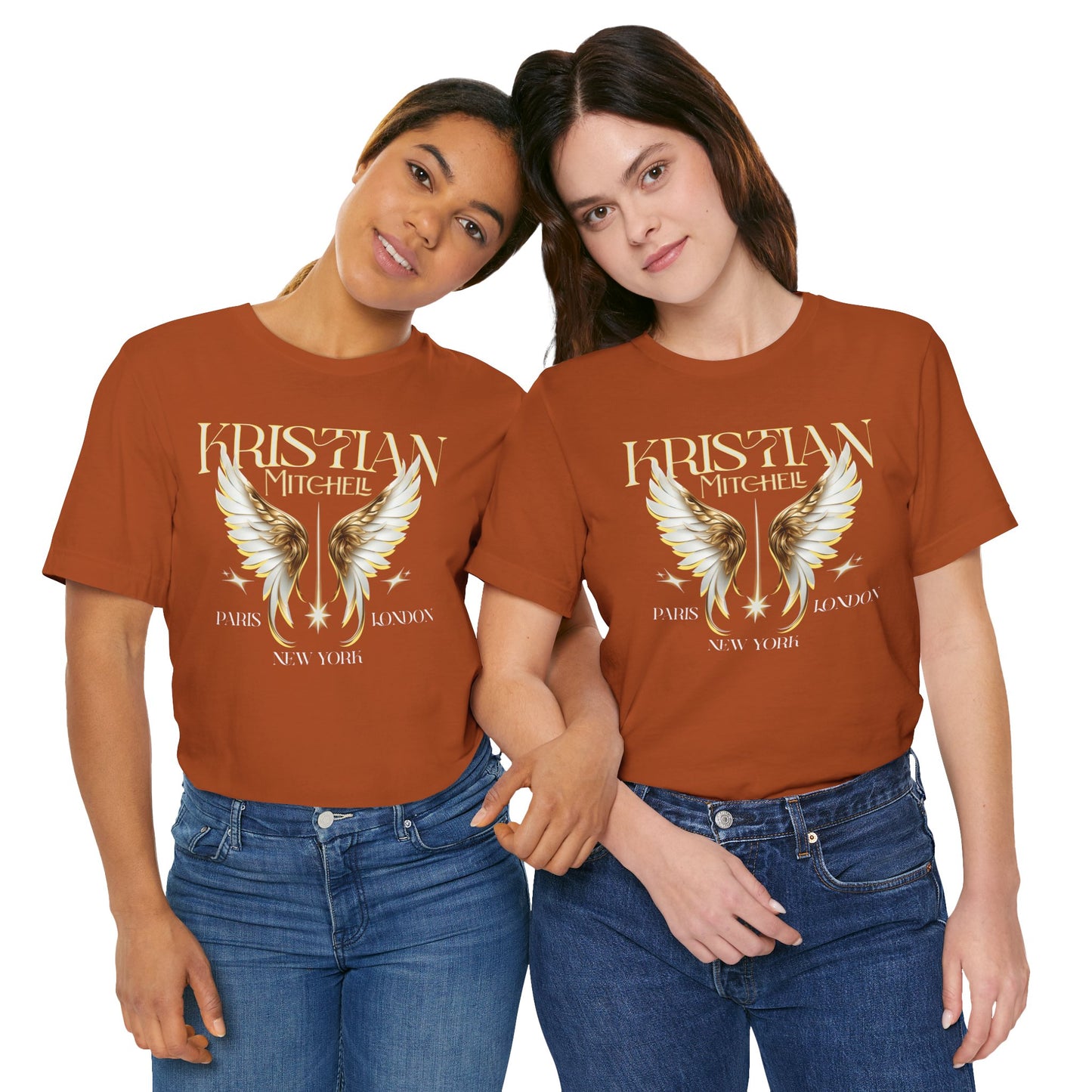 Kristian Mitchell Angel Wings Short Sleeve Tee