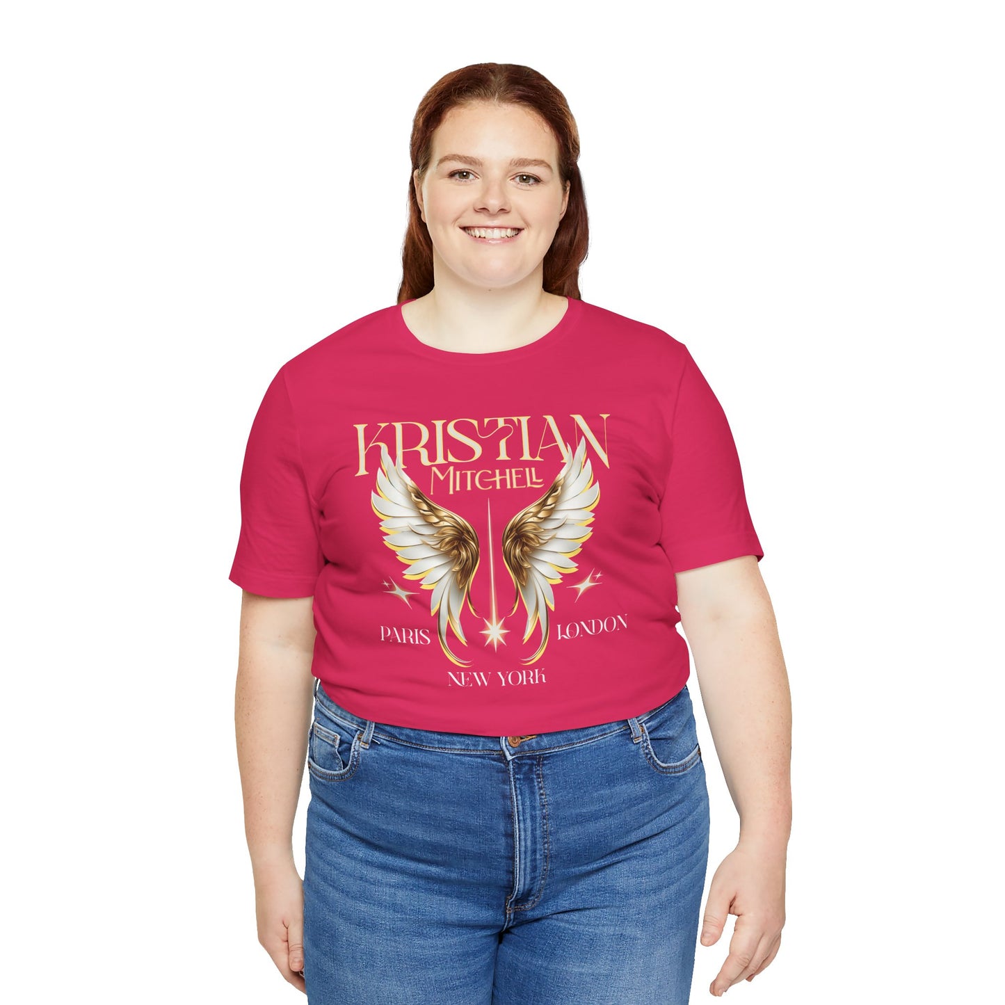 Kristian Mitchell Angel Wings Short Sleeve Tee