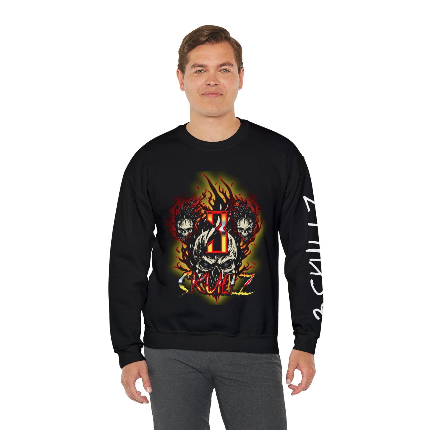 3 Skullz #4 Crewneck Sweatshirt