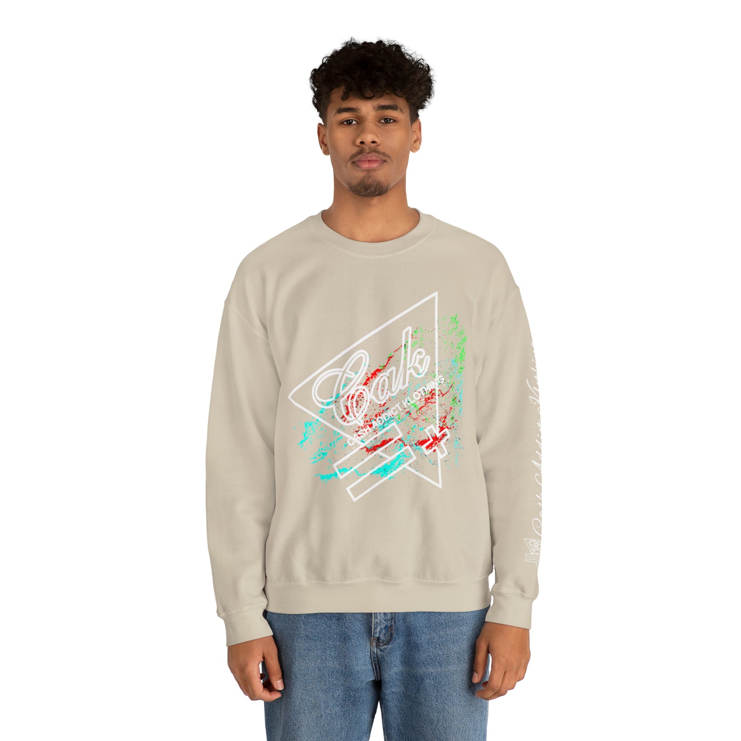 CAK Tilted Wave Crewneck Sweatshirt