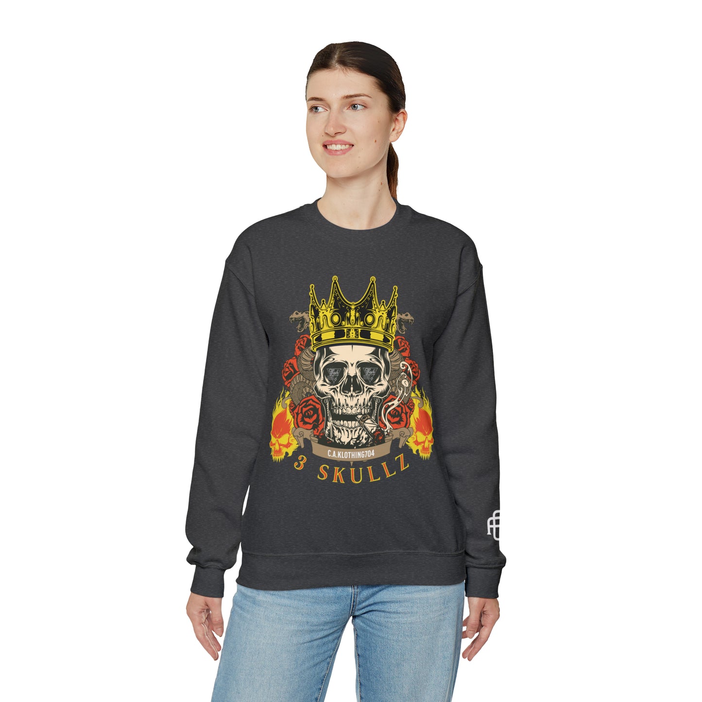 3 Skullz 1 Crewneck Sweatshirt