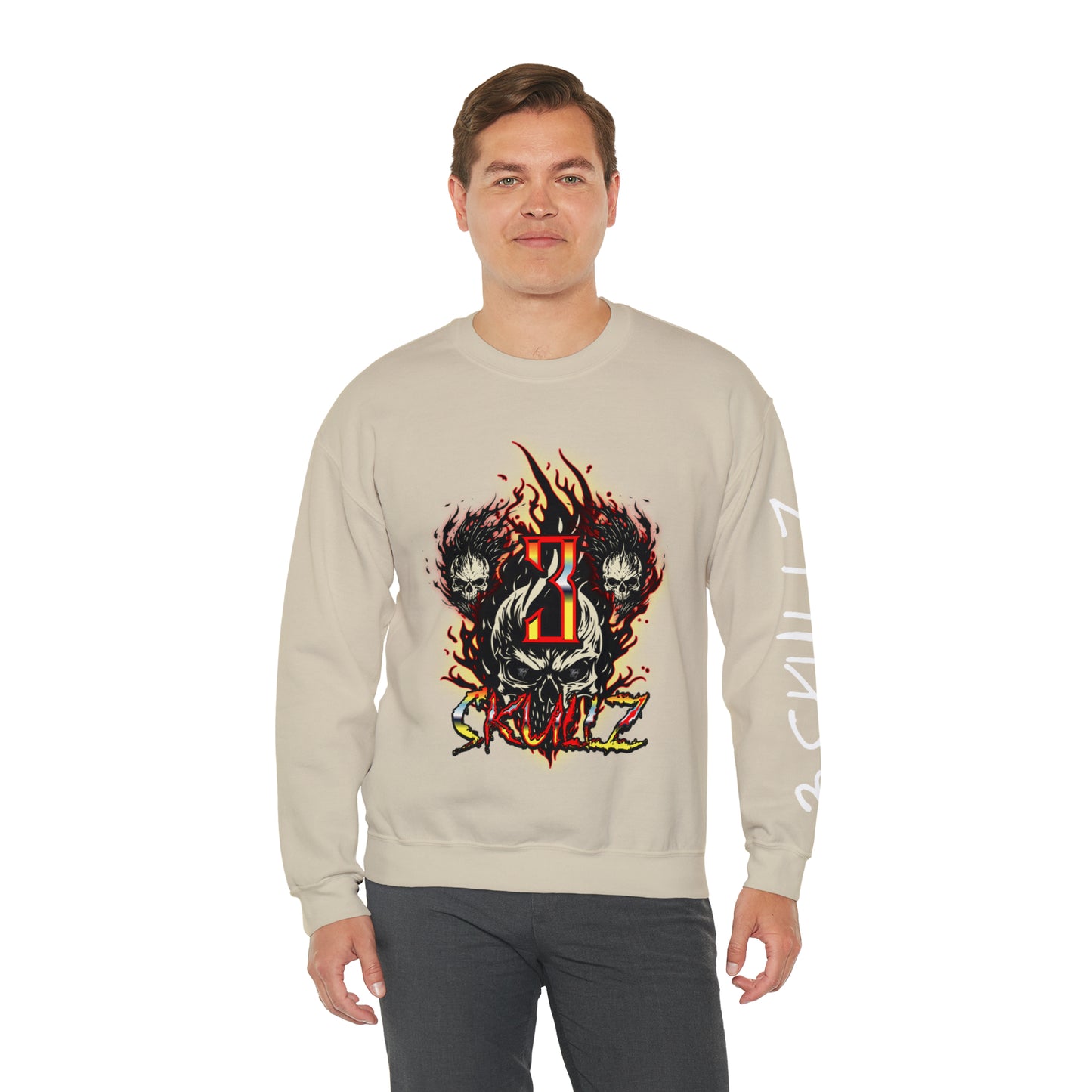 3 Skullz #4 Crewneck Sweatshirt