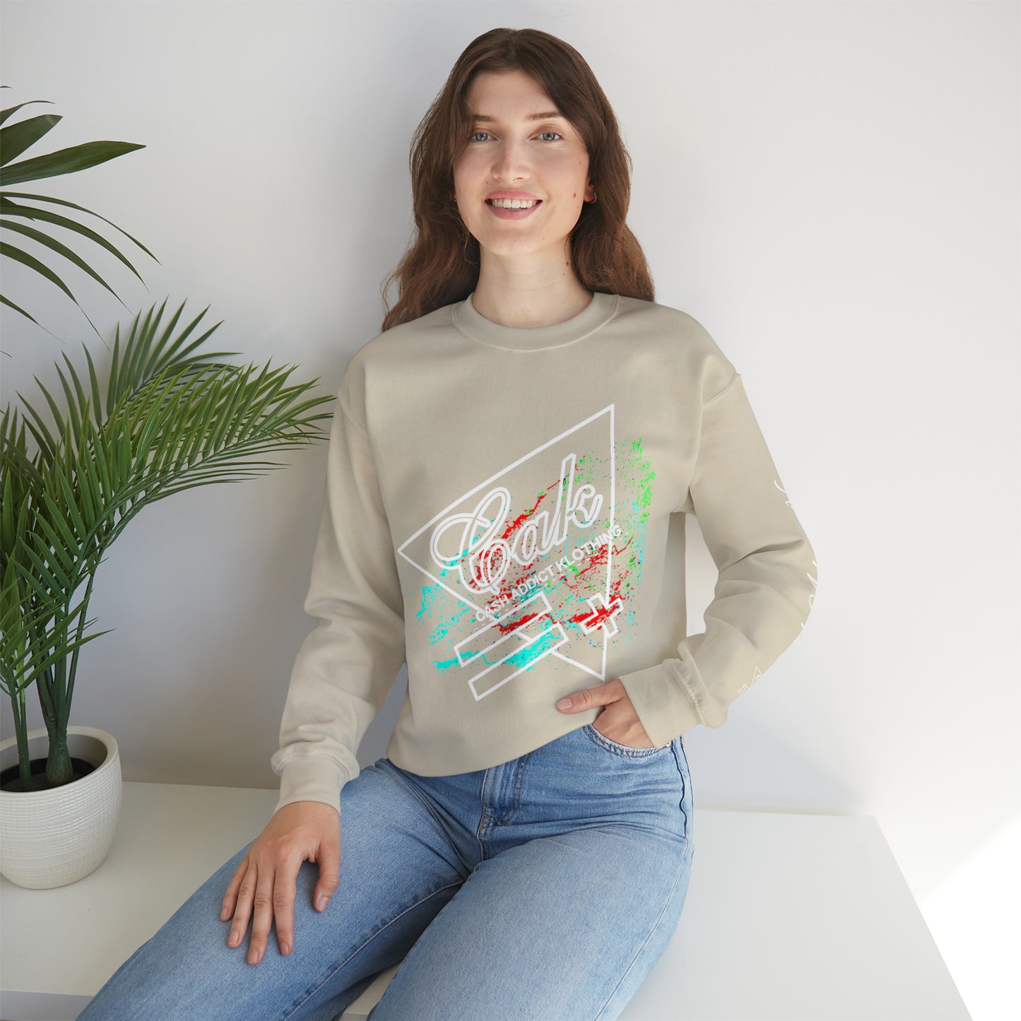 CAK Tilted Wave Crewneck Sweatshirt