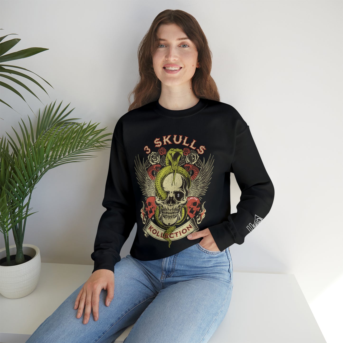 3 Skullz 2 Crewneck Sweatshirt