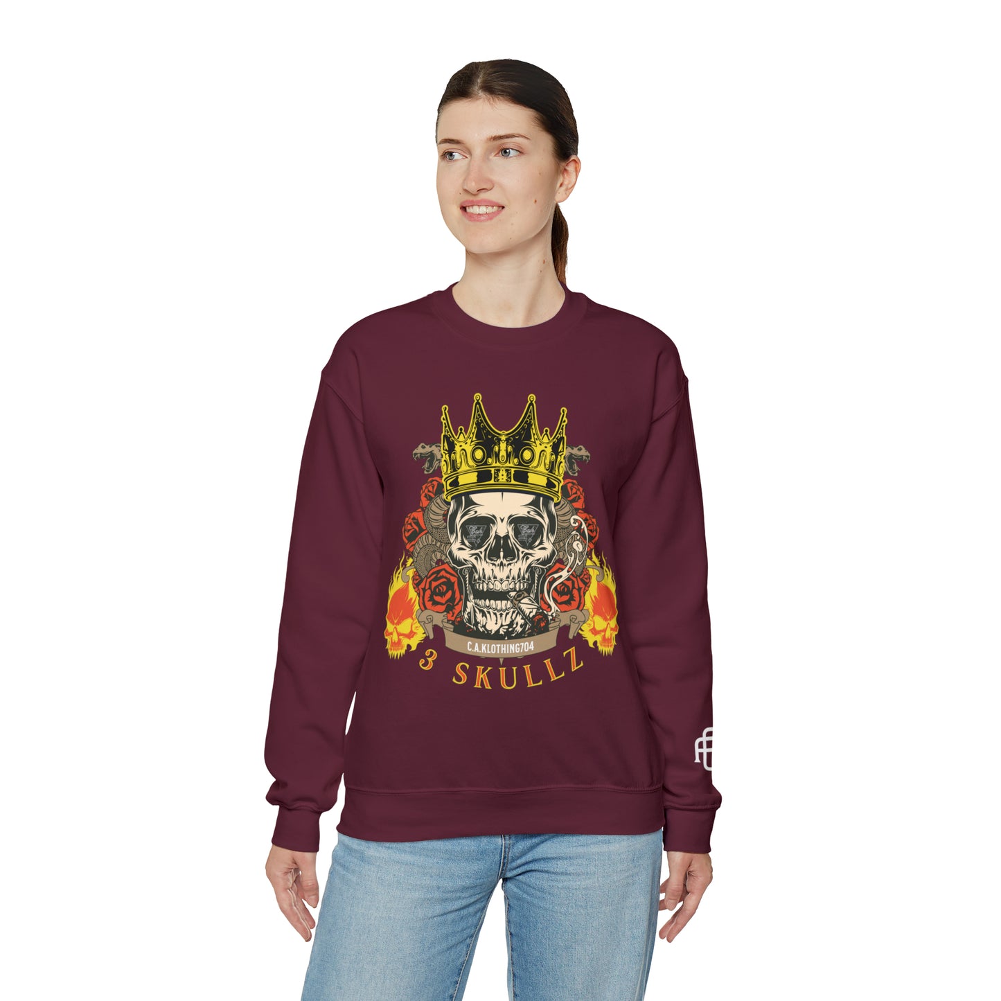 3 Skullz 1 Crewneck Sweatshirt