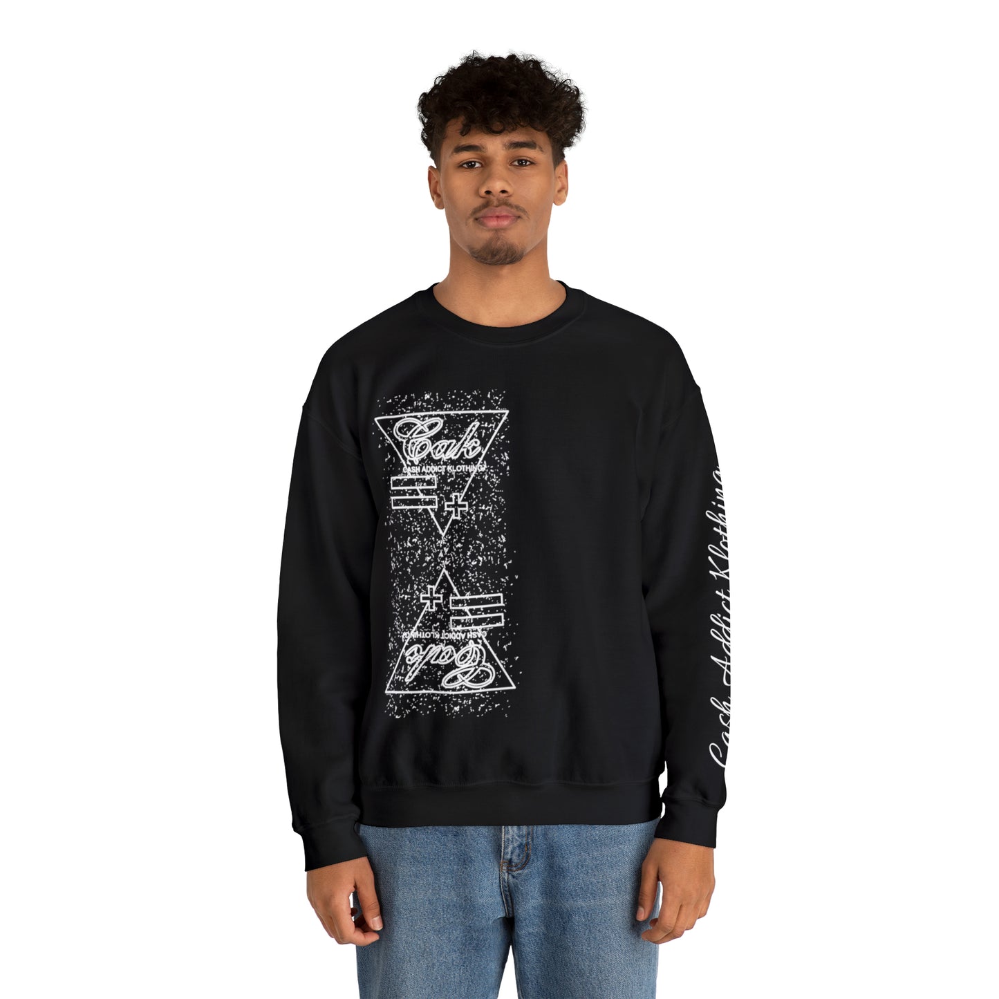 CAK Blurred Double Vision Crewneck Sweatshirt