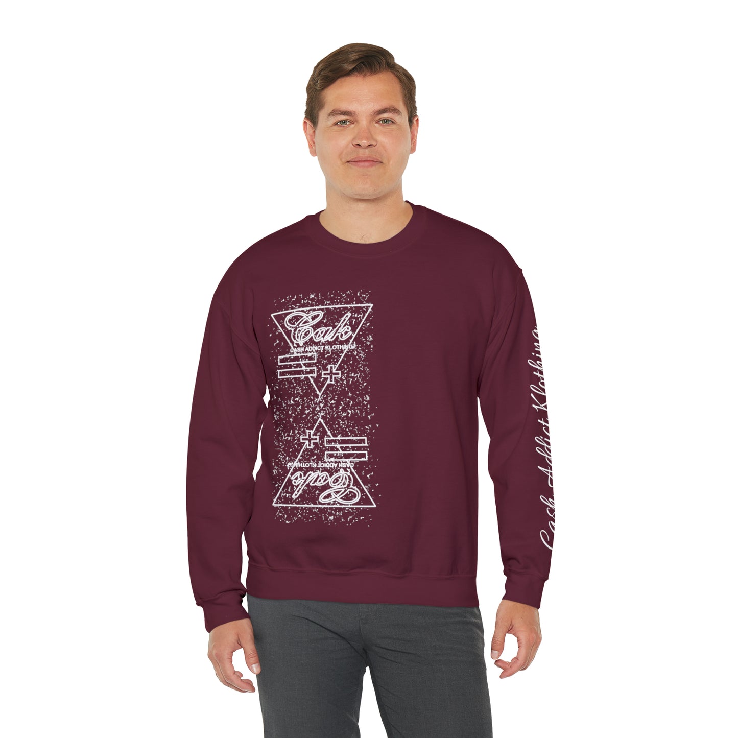 CAK Blurred Double Vision Crewneck Sweatshirt