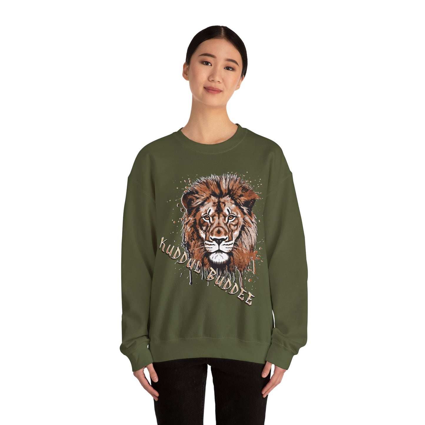 Kuddul Buddee Lion Crewneck Sweatshirt