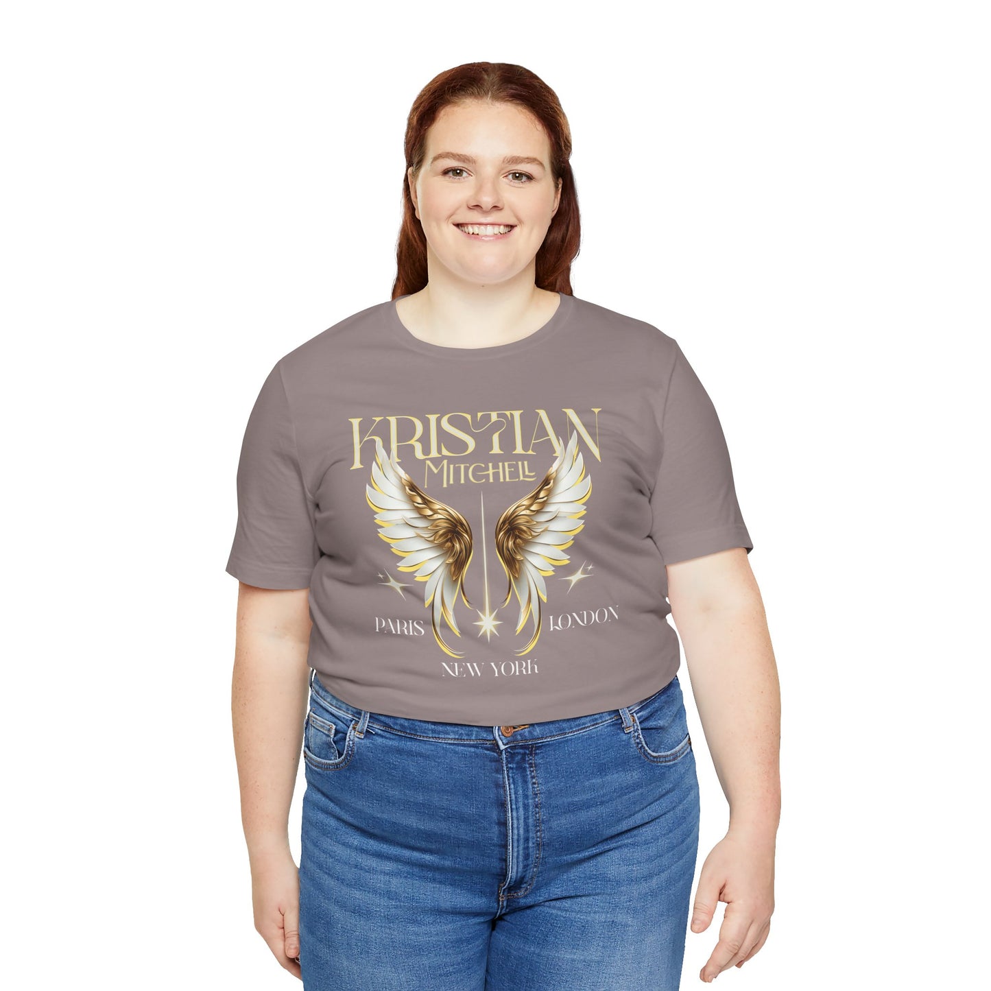 Kristian Mitchell Angel Wings Short Sleeve Tee