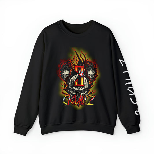 3 Skullz #4 Crewneck Sweatshirt