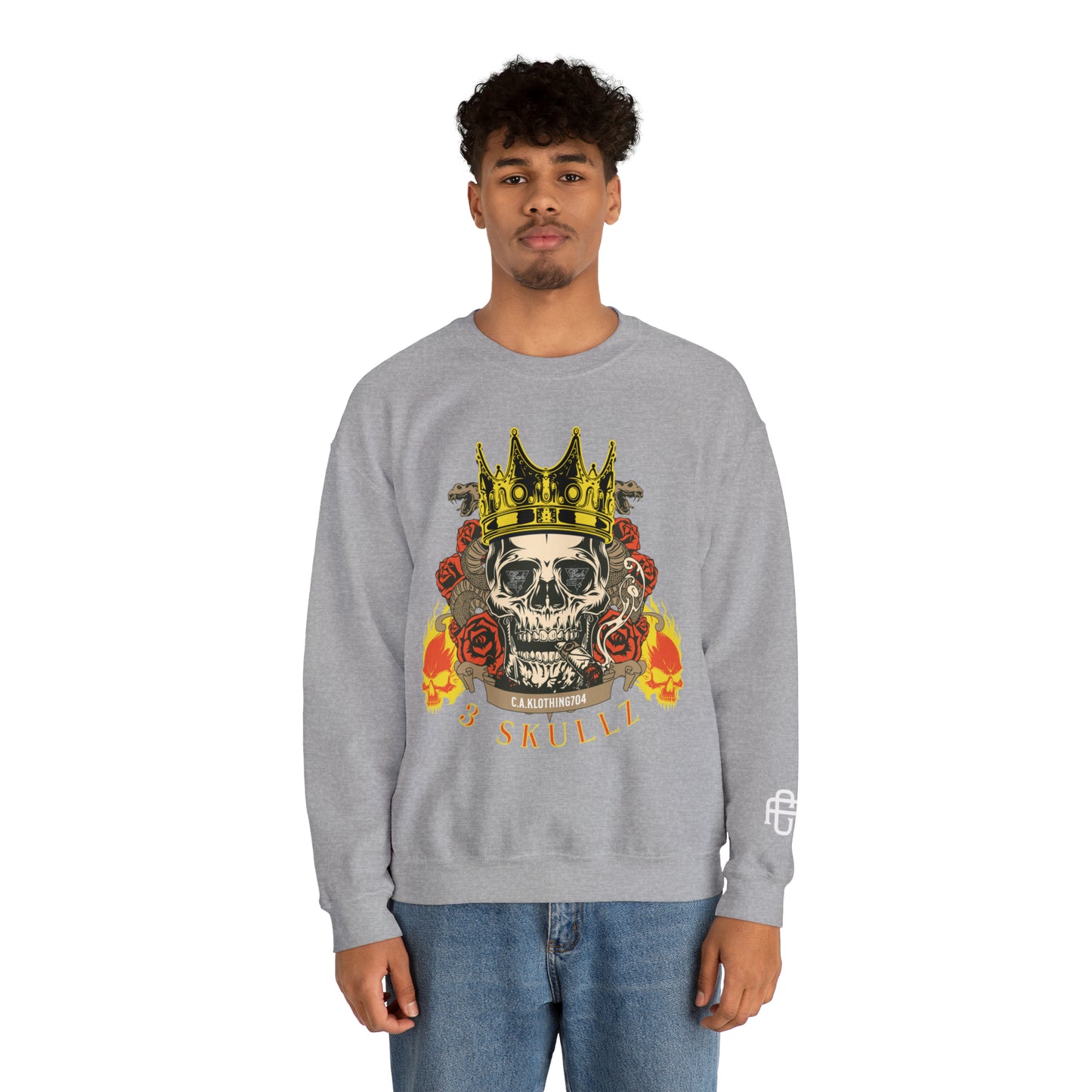 3 Skullz 1 Crewneck Sweatshirt