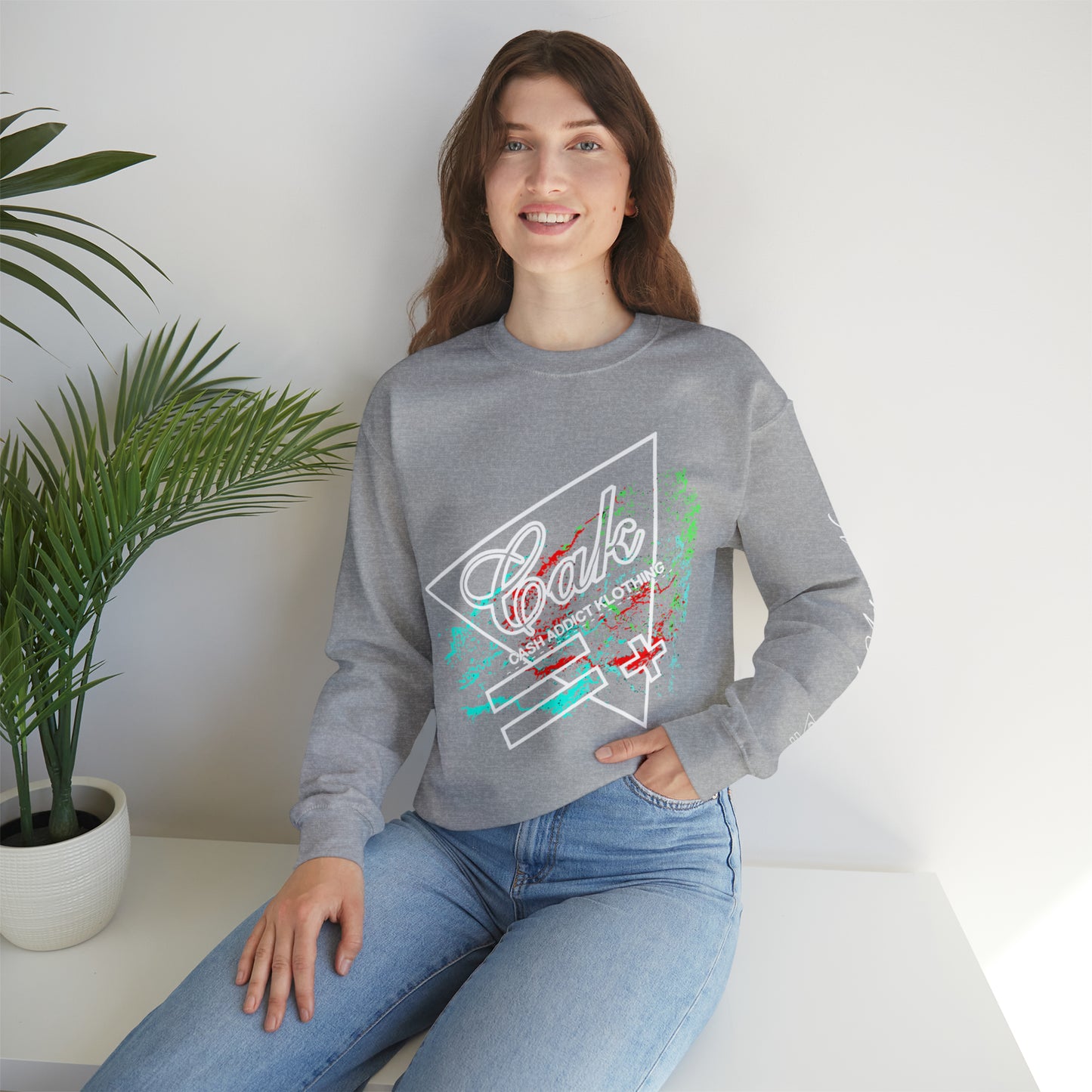 CAK Tilted Wave Crewneck Sweatshirt