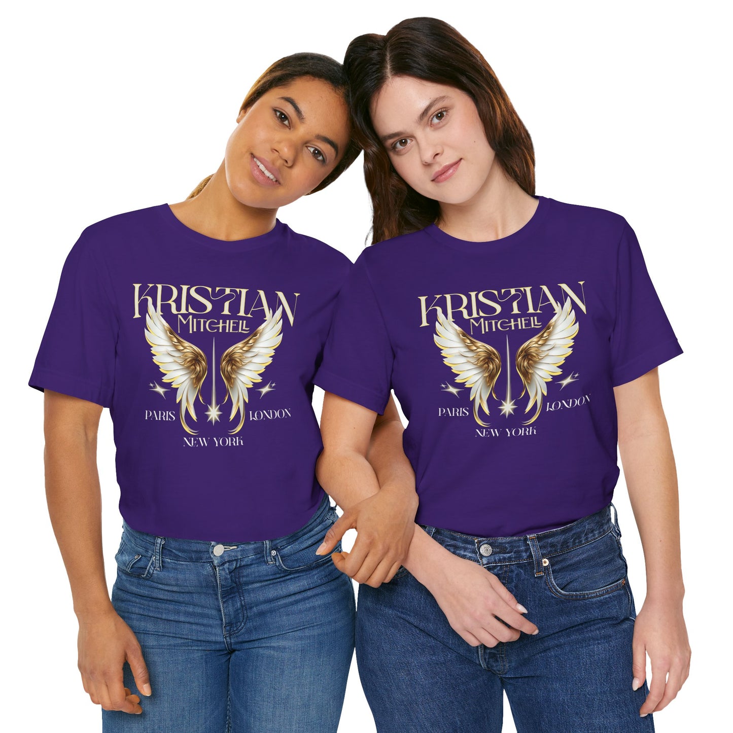 Kristian Mitchell Angel Wings Short Sleeve Tee