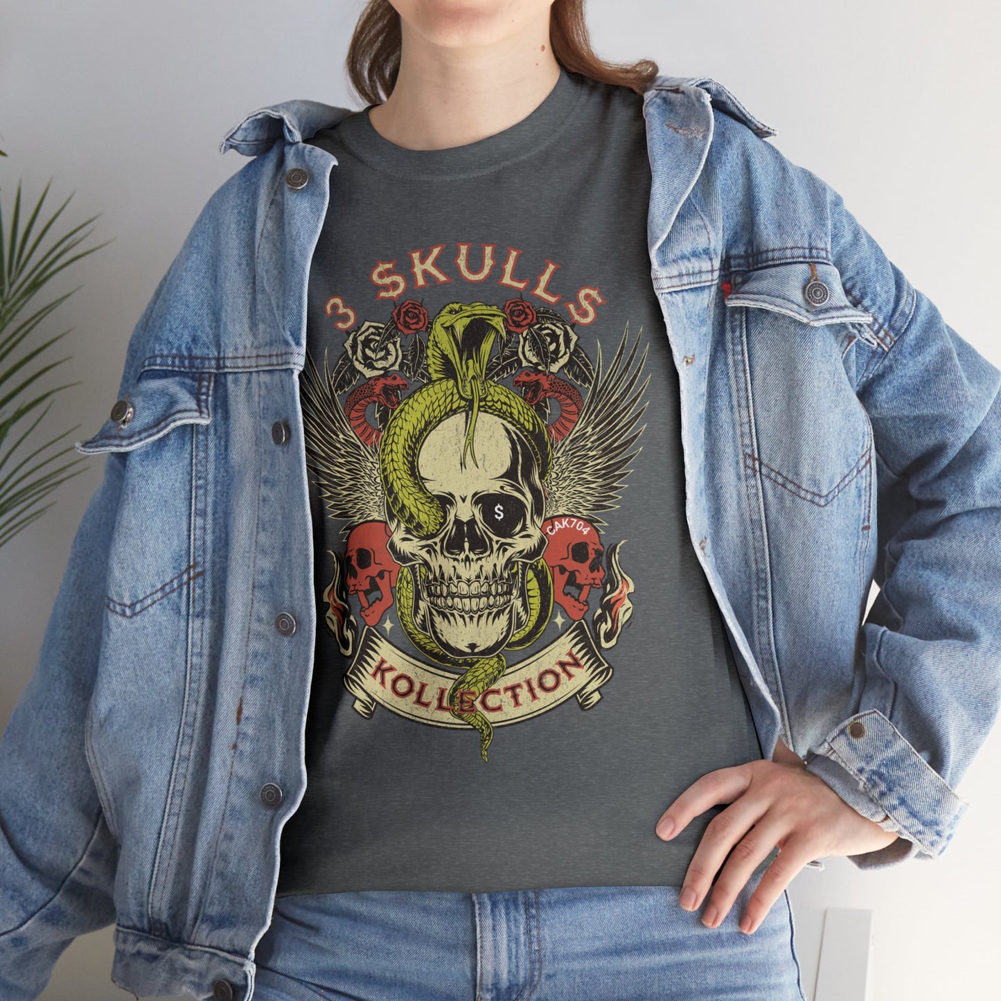 3 Skullz 2 Cotton Tee