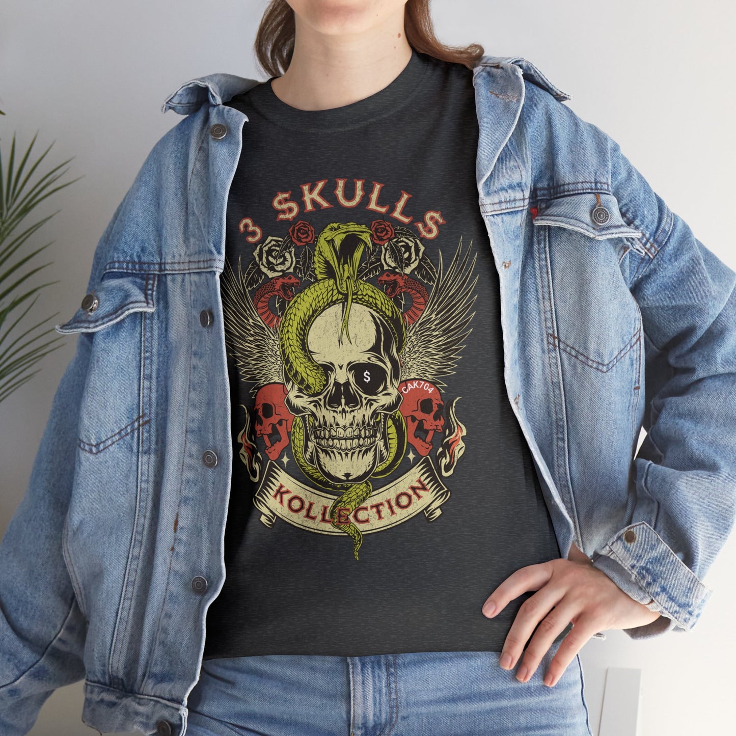 3 Skullz 2 Cotton Tee