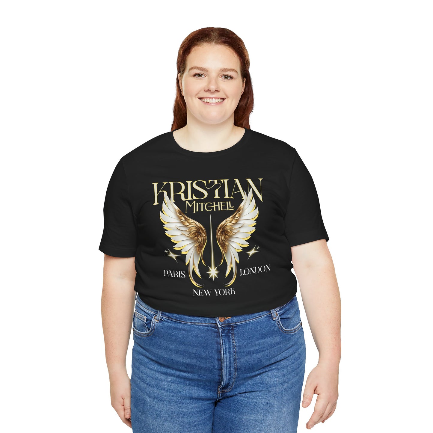 Kristian Mitchell Angel Wings Short Sleeve Tee