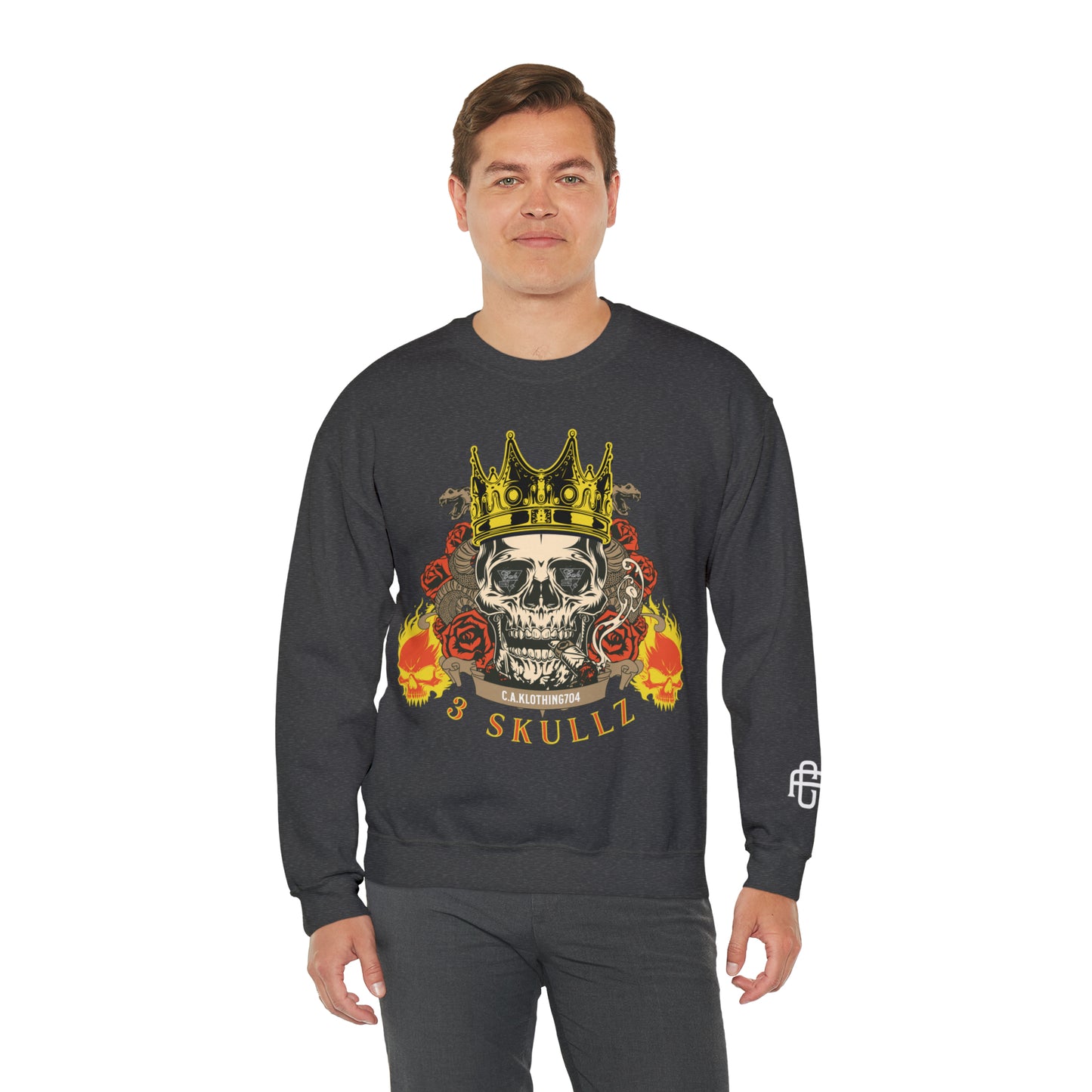 3 Skullz 1 Crewneck Sweatshirt