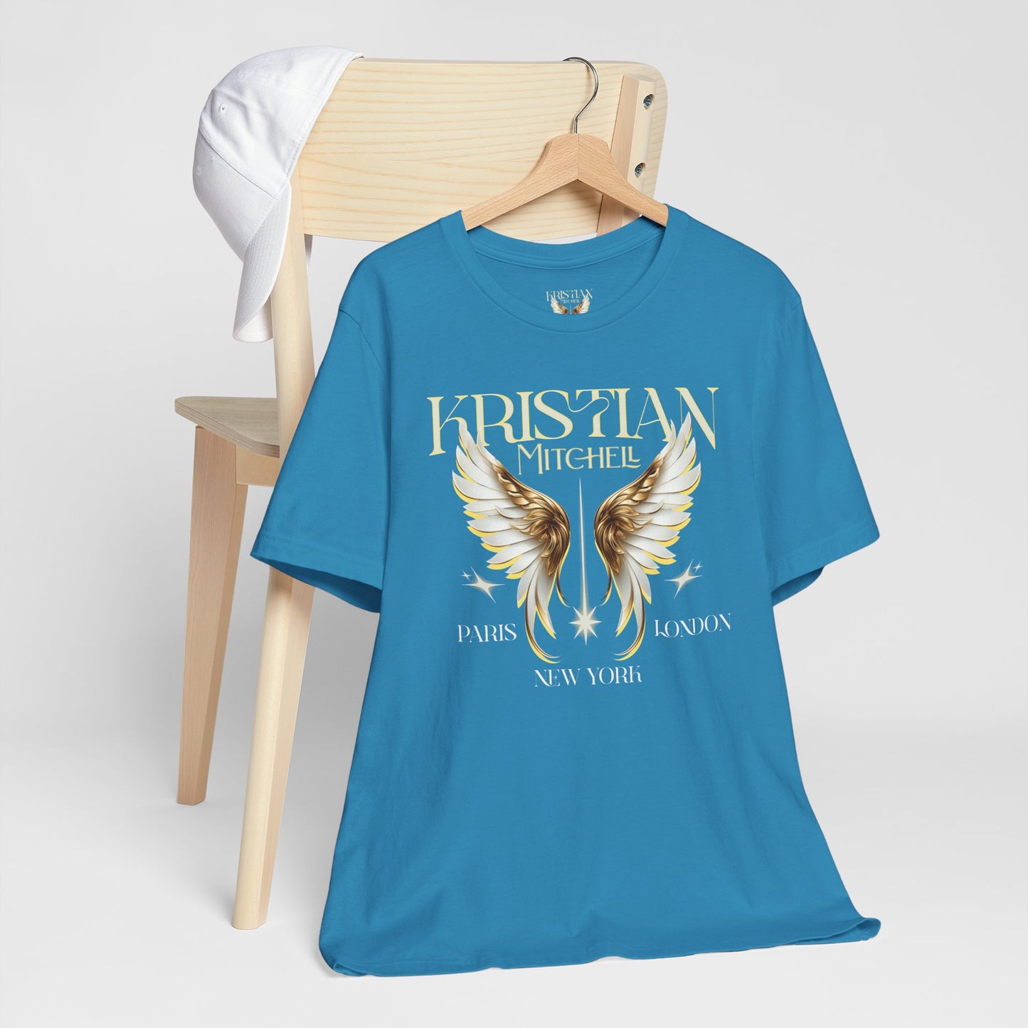 Kristian Mitchell Angel Wings Short Sleeve Tee