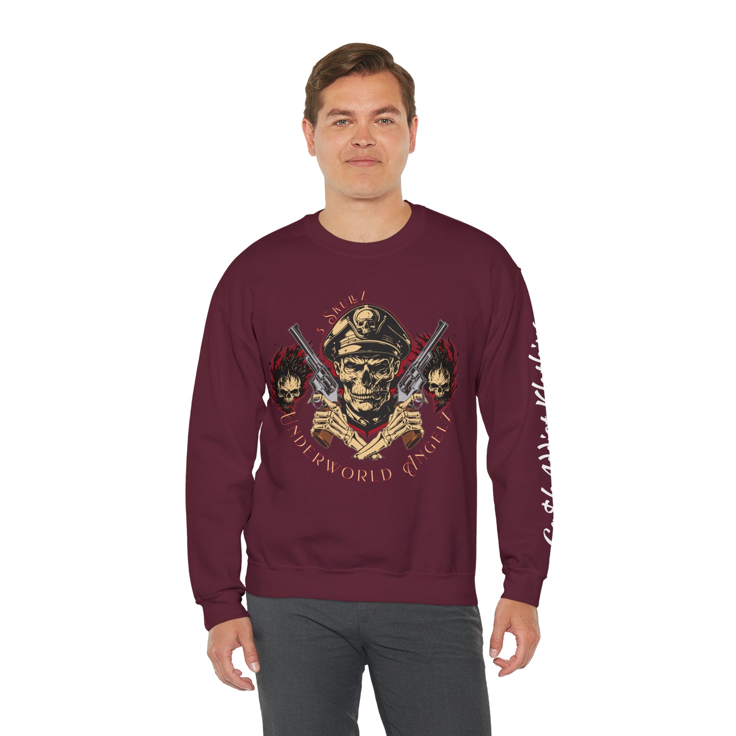 3 Skullz Underworld Angelz Crewneck Sweatshirt