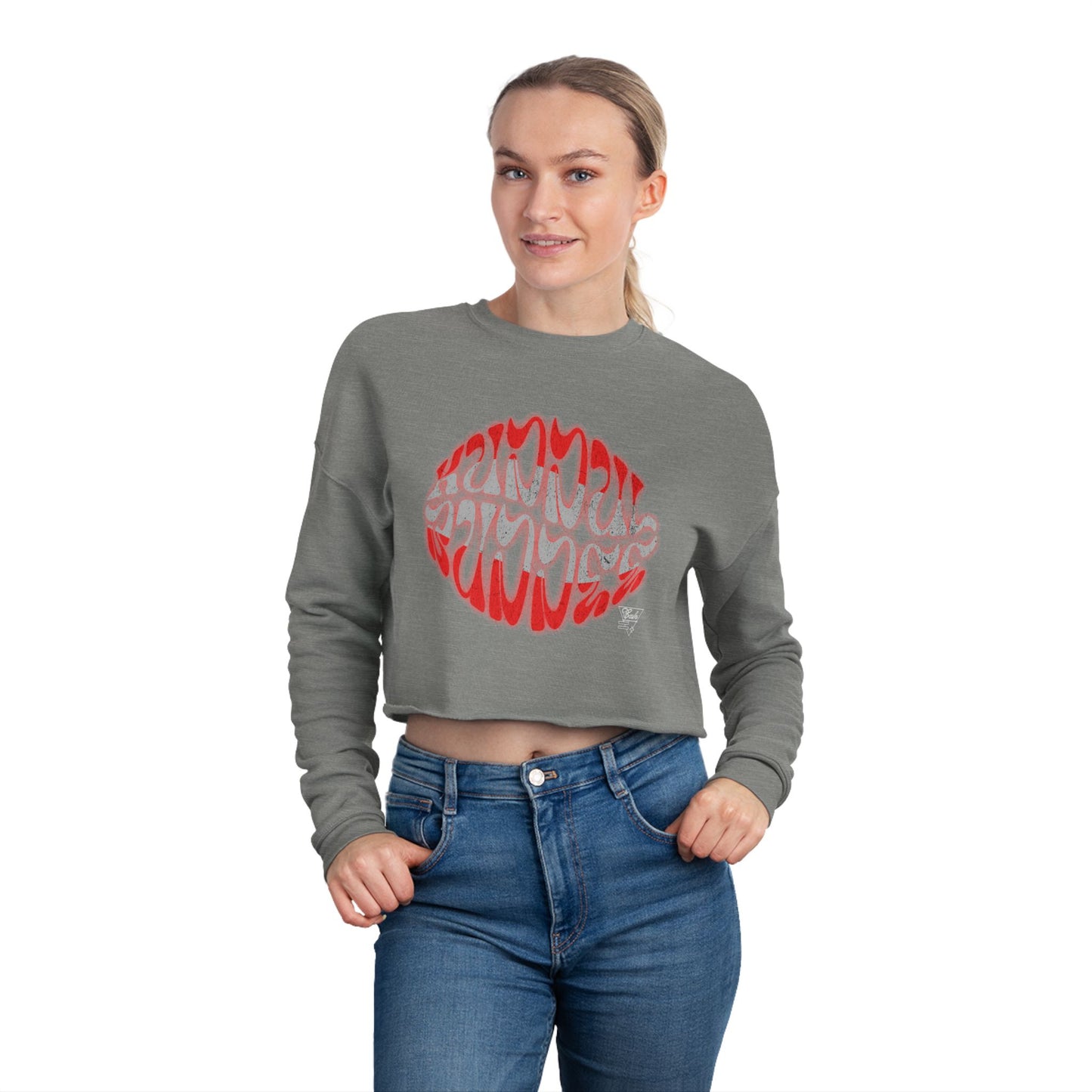 KB Kiss Cropped Sweatshirt