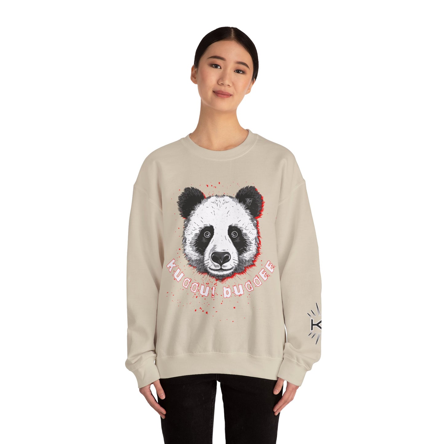 Kuddul Buddee Panda 2 Crewneck Sweatshirt