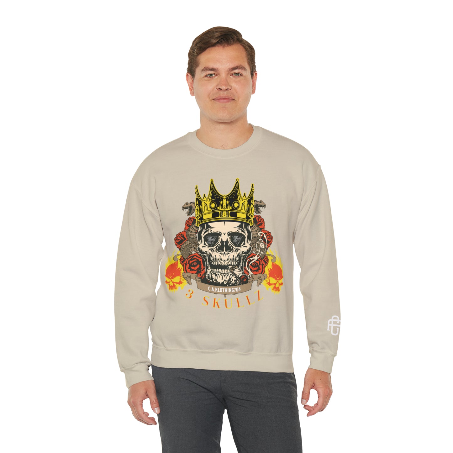 3 Skullz 1 Crewneck Sweatshirt