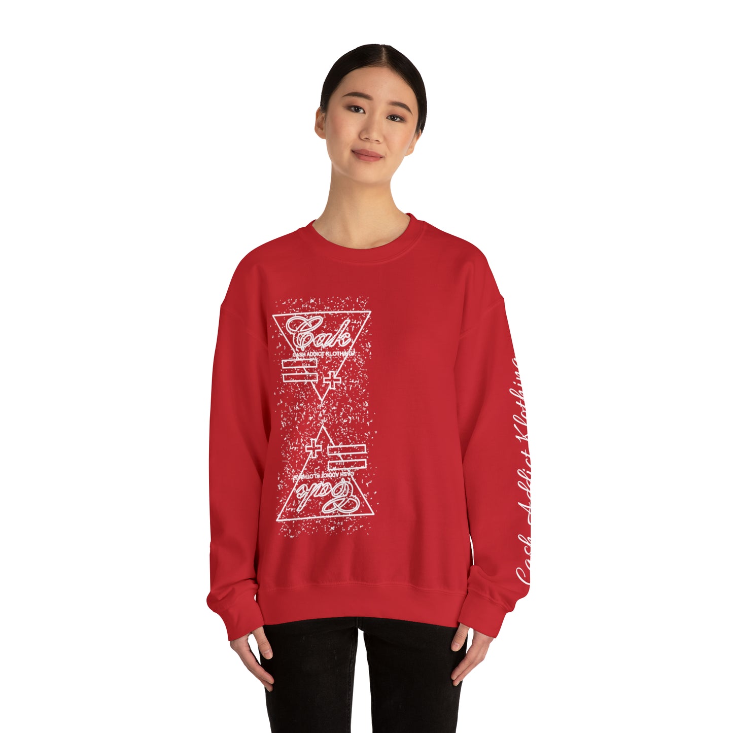 CAK Blurred Double Vision Crewneck Sweatshirt