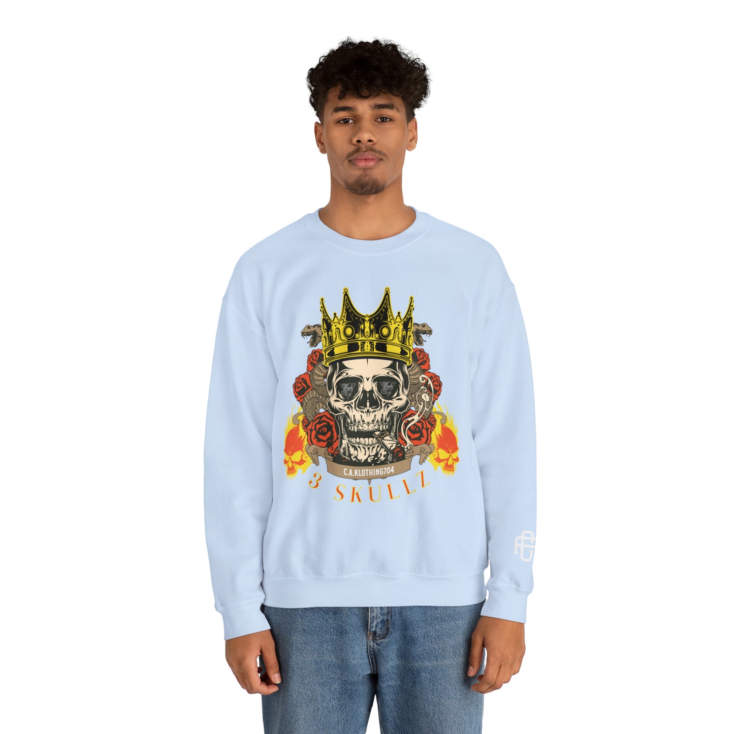 3 Skullz 1 Crewneck Sweatshirt