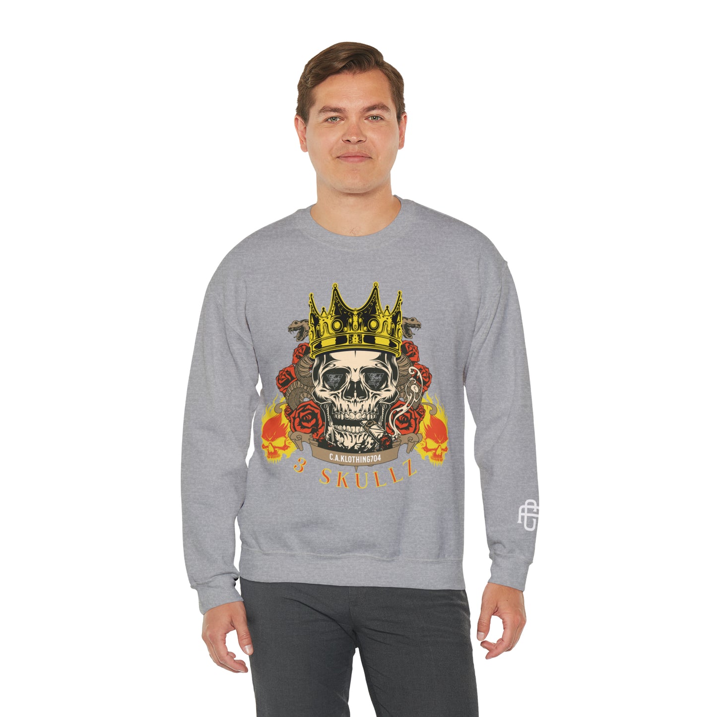 3 Skullz 1 Crewneck Sweatshirt