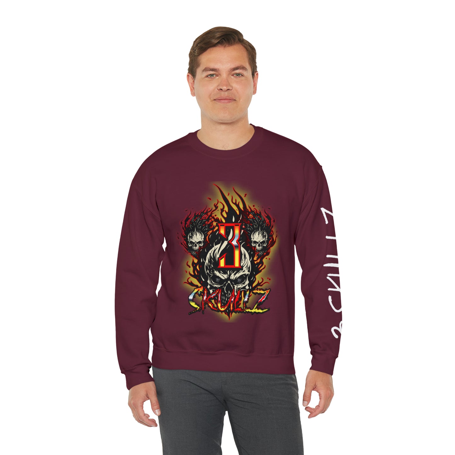 3 Skullz #4 Crewneck Sweatshirt