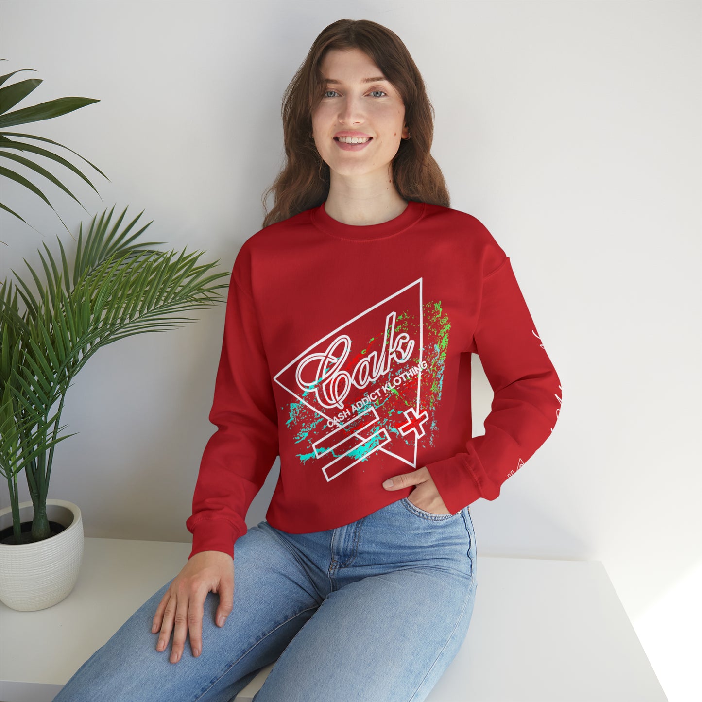 CAK Tilted Wave Crewneck Sweatshirt