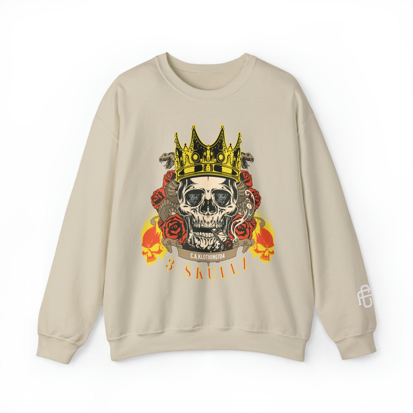 3 Skullz 1 Crewneck Sweatshirt