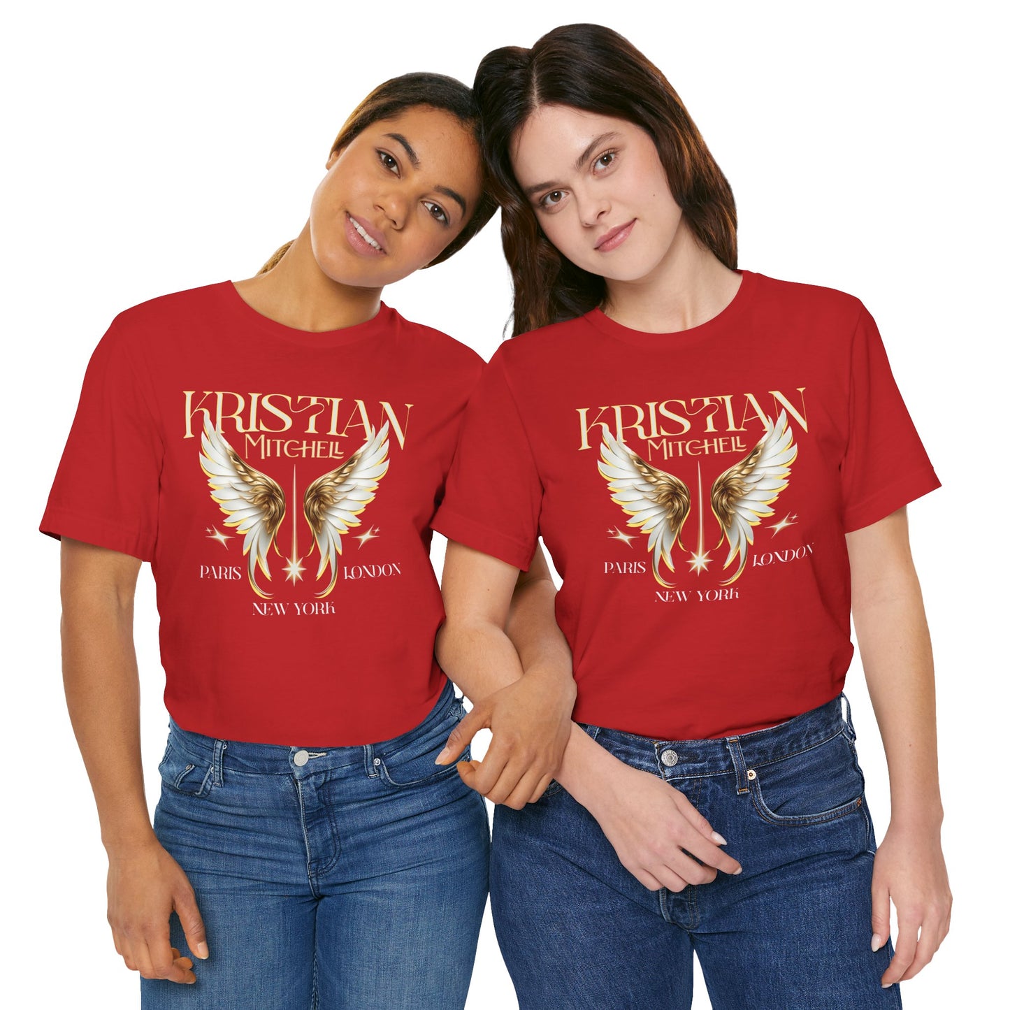 Kristian Mitchell Angel Wings Short Sleeve Tee