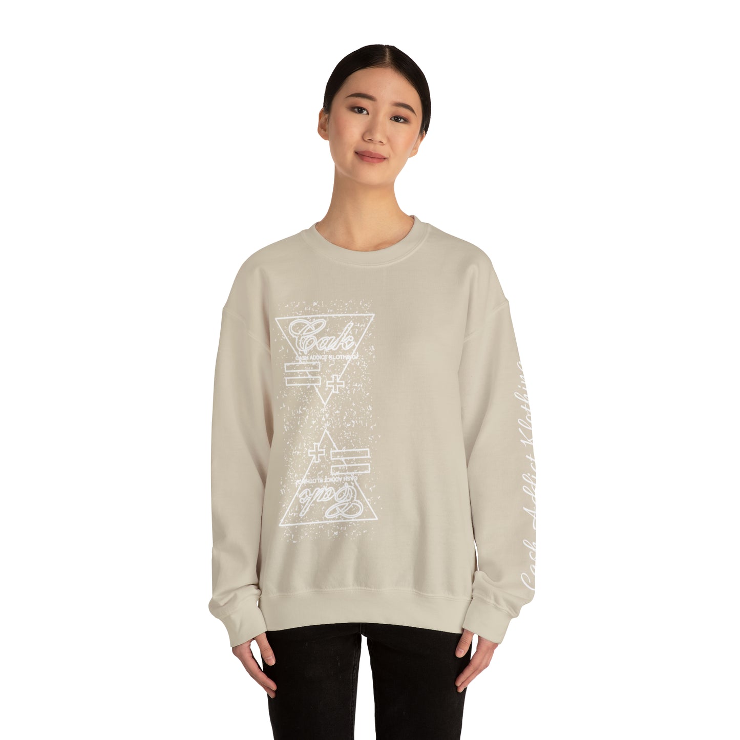 CAK Blurred Double Vision Crewneck Sweatshirt