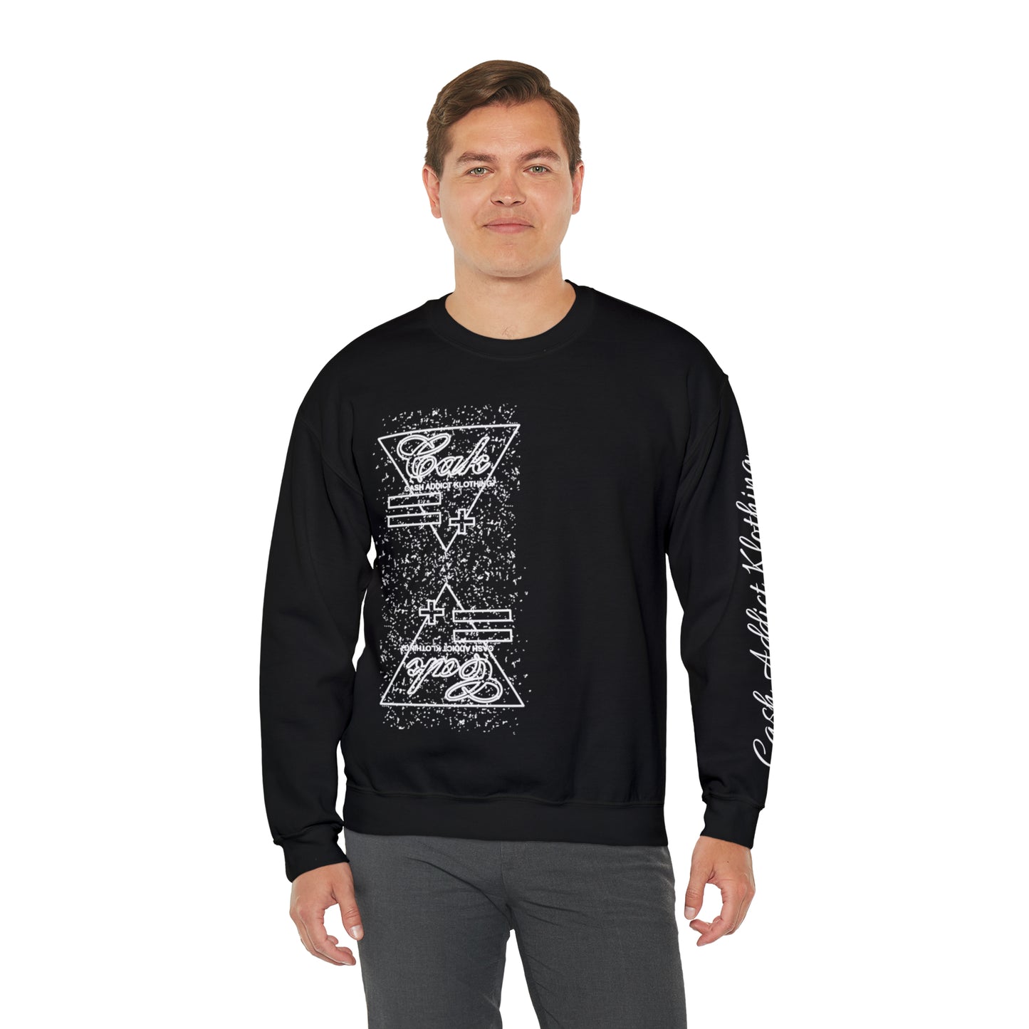 CAK Blurred Double Vision Crewneck Sweatshirt